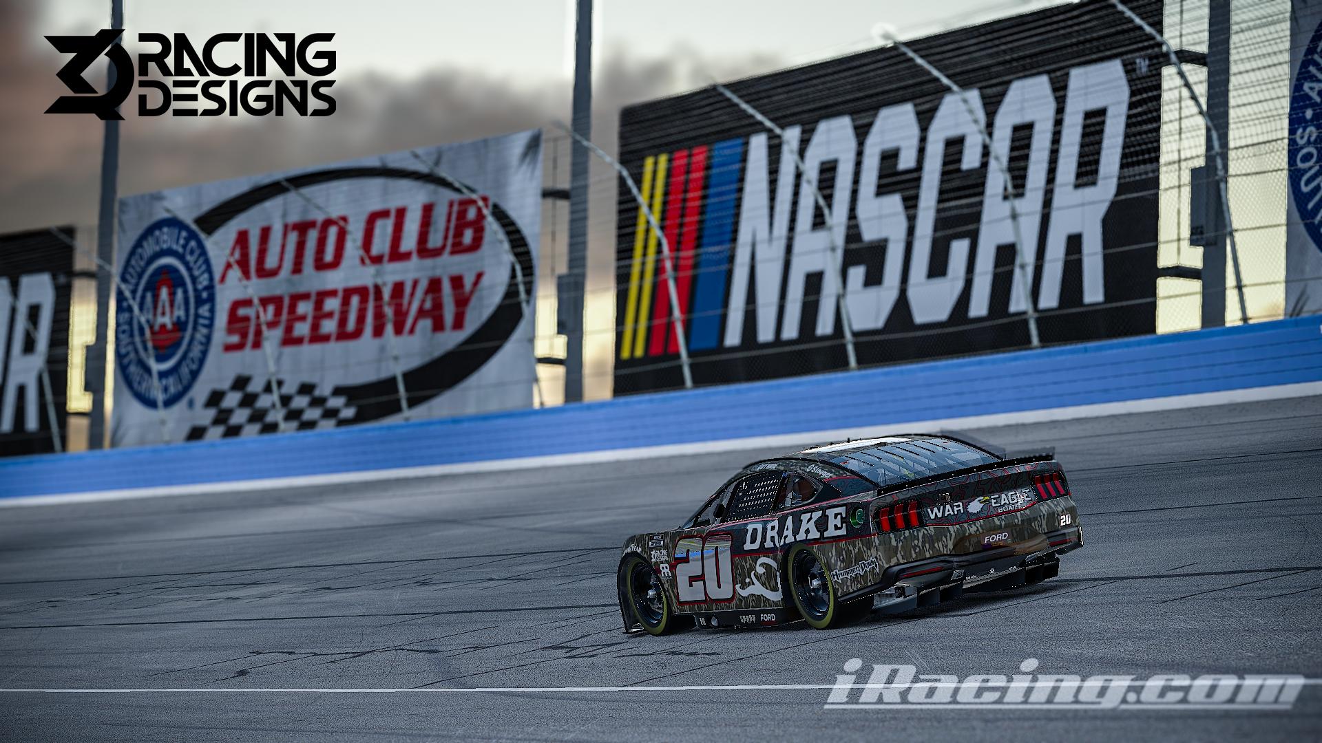 Preview of Robert Guthrie #20 Drake NextGen Ford Mustang - Chrome Number Edition by Johnathan Smith3