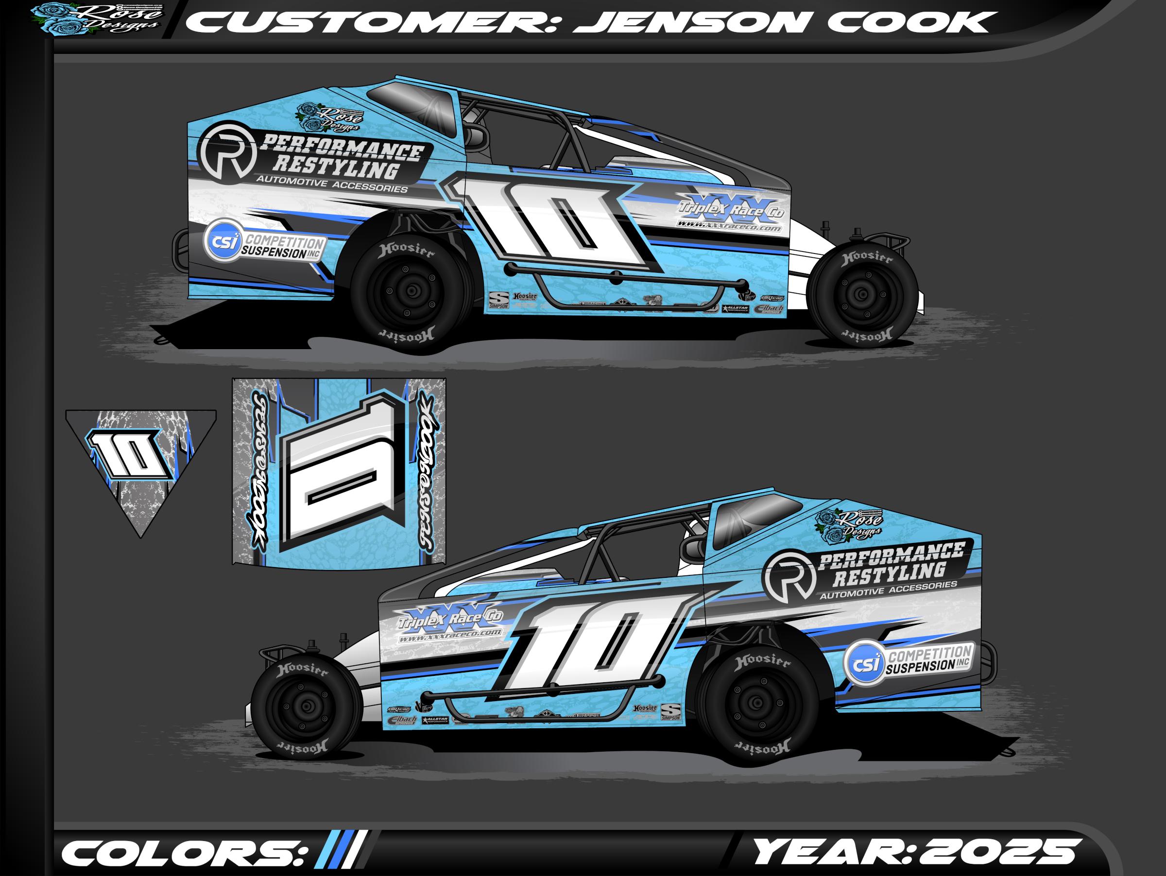 Preview of Jenson Cooks 2025s2 big block modified by Mark R Rose