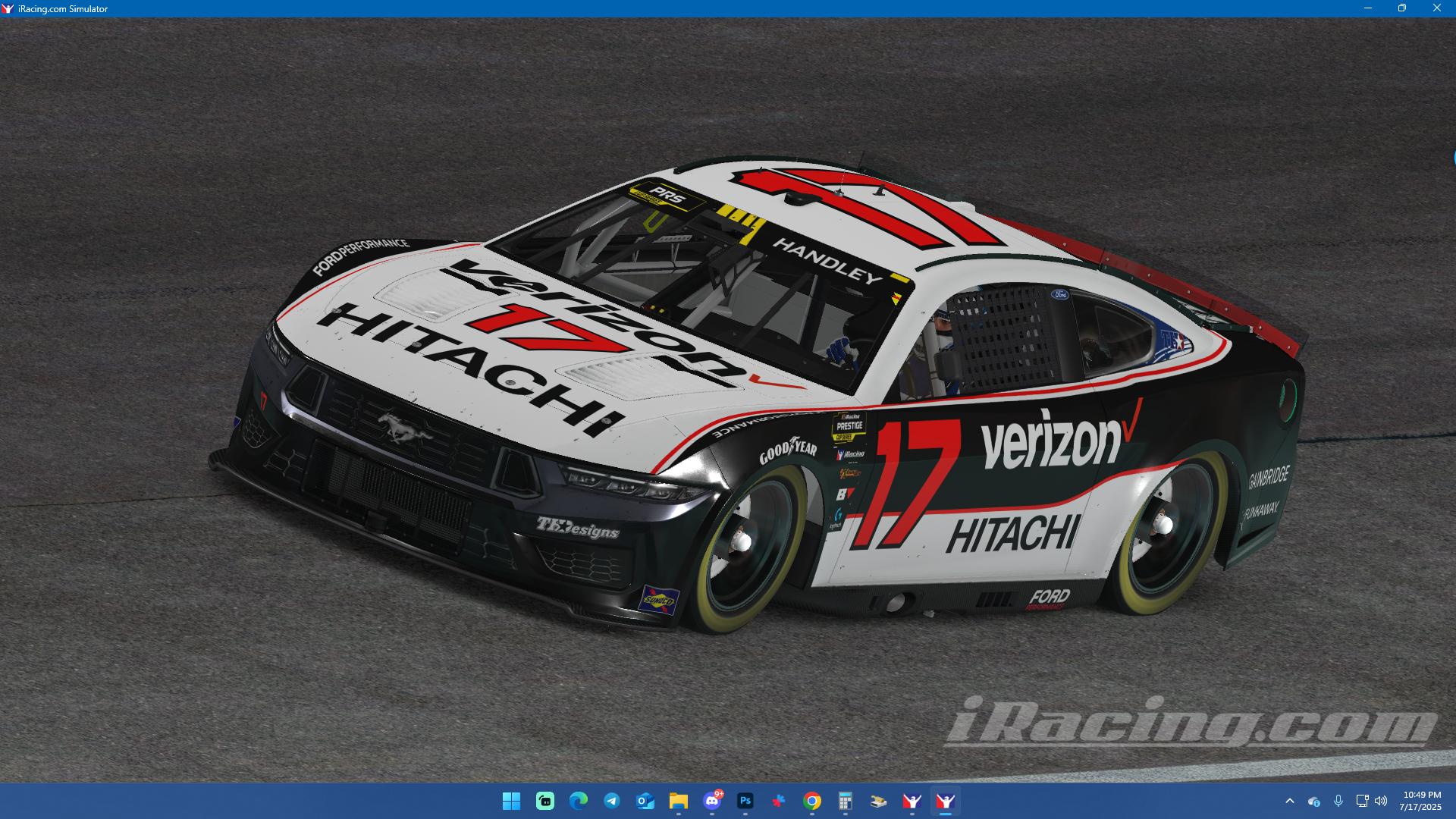 Preview of #17 - Rhyder Morgan - Hitachi / Verizon Throwback Helio Castroneves - Prestige Cup Series 2025  by Teejay Handley