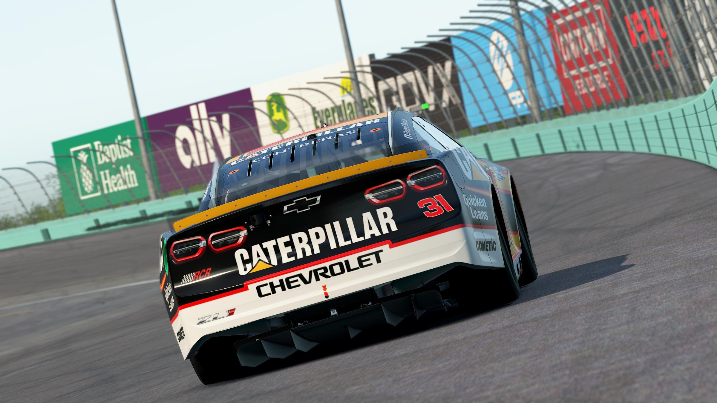 Preview of Ryan Newman 2025 Caterpillar (Fictional) Cup Chevrolet (Custom Numbers) by Aledam Contreras