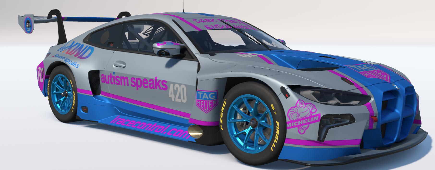 Preview of Autism Speaks BMW M4 GT3 by Todd Schwarz