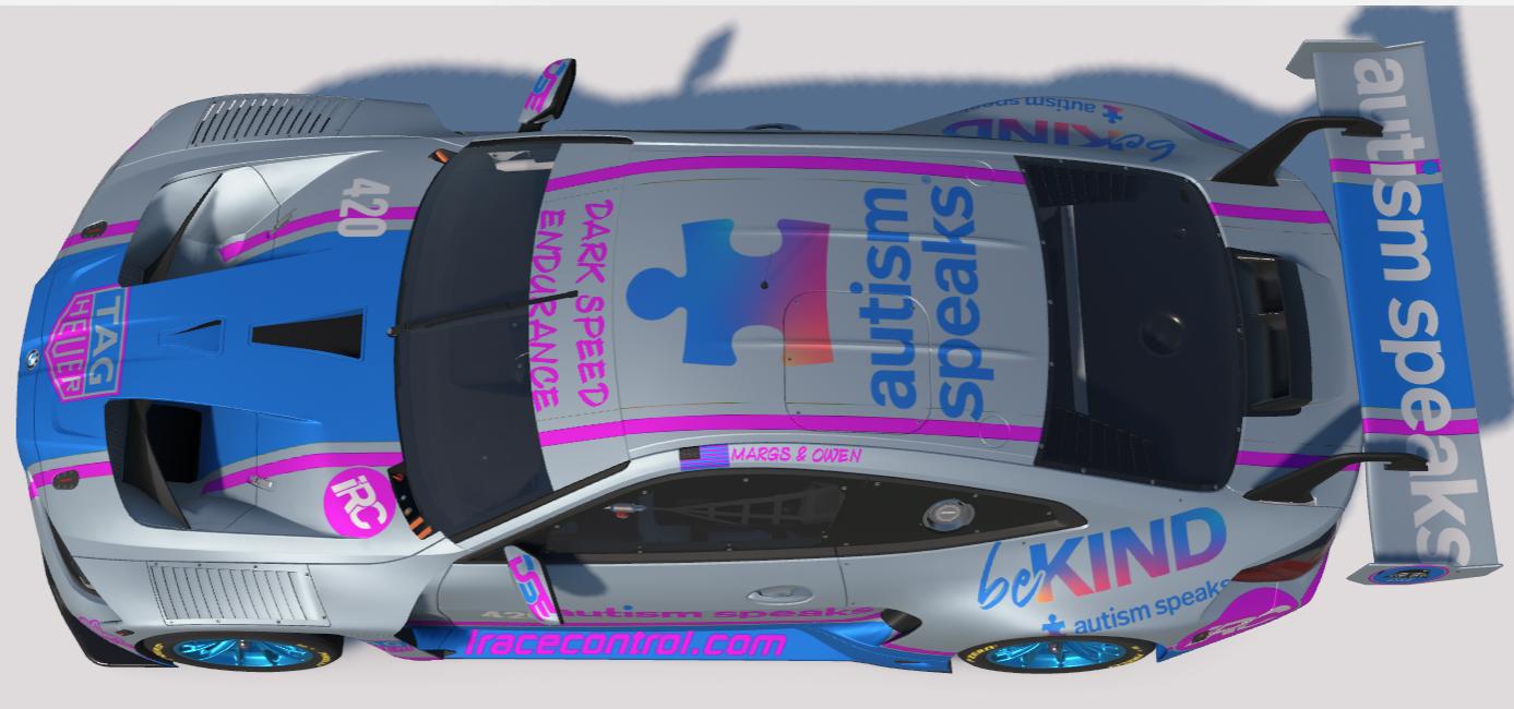 Preview of Autism Speaks BMW M4 GT3 by Todd Schwarz