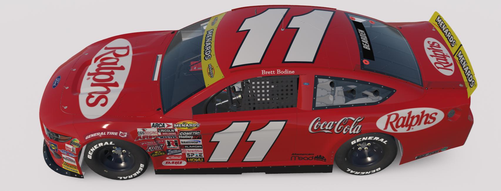 Preview of Brett Bodine 2000 Ralphs Arca Mustang w/numbers by Josh Bearden
