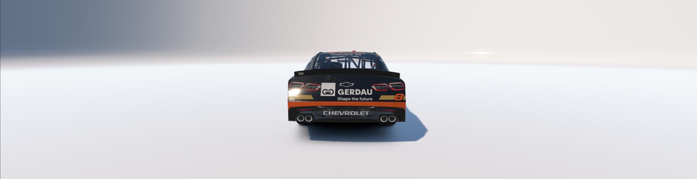 Preview of Sammy Smith 2025 TMC/Gerdau Steel Sim Stamped by Zach Phillips Sr