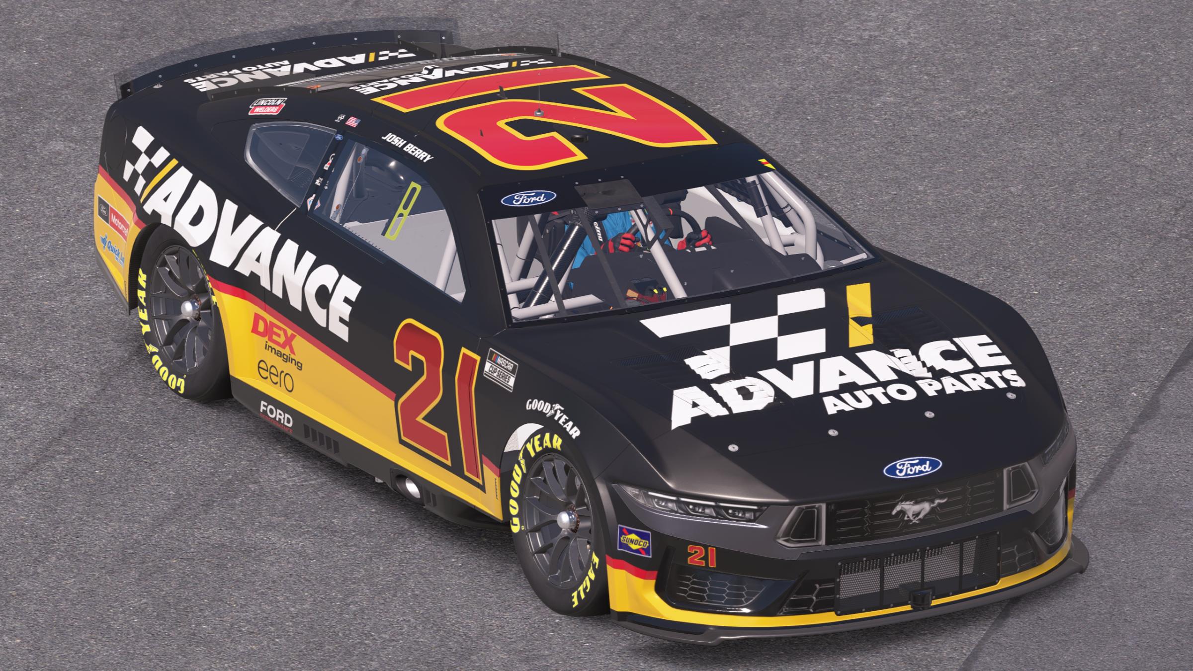 Preview of Josh Berry Wood Brothers Racing Advance Auto Parts by Mick J.