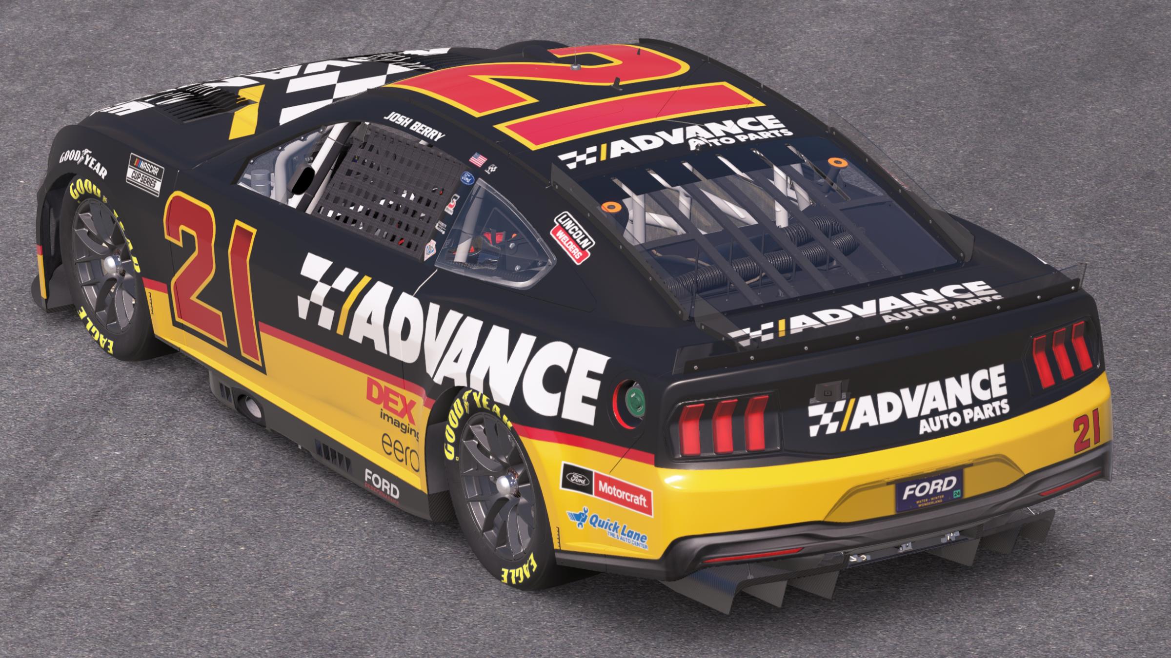 Preview of Josh Berry Wood Brothers Racing Advance Auto Parts by Mick J.