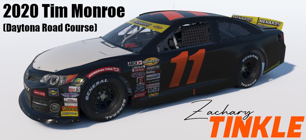 Preview of 2020 Tim Monroe #11 Fast Track Racing (Daytona Road Course) by Zachary Tinkle