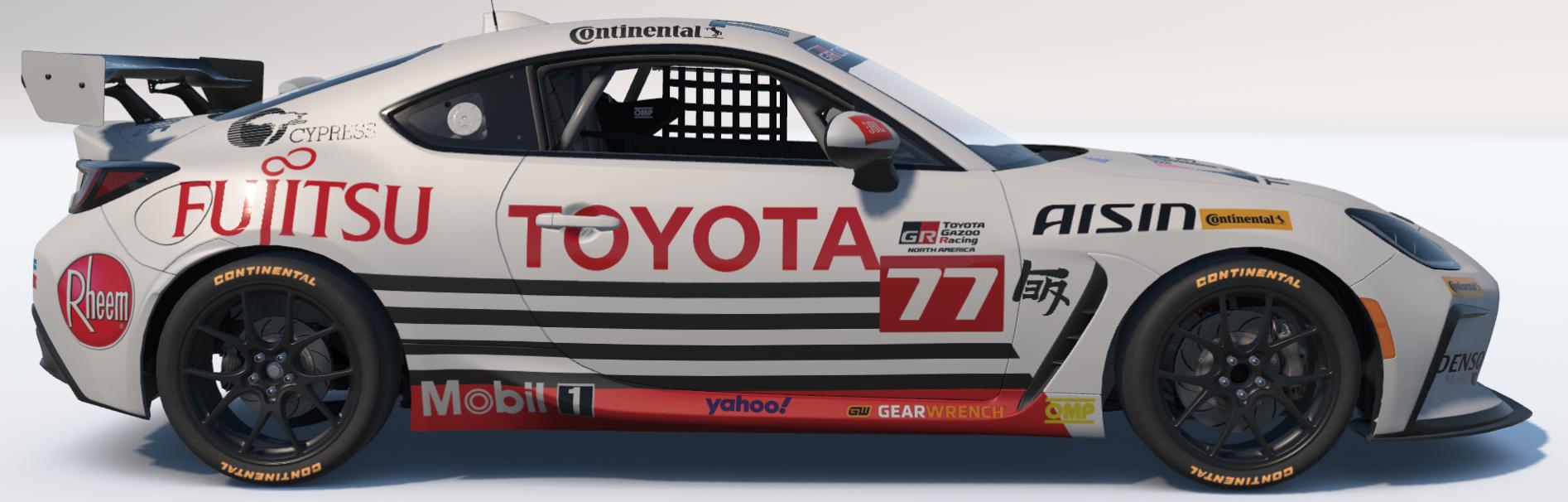 Preview of Toyota TRD/Fujitsu Toyota GR86 by Ronald Lawson2