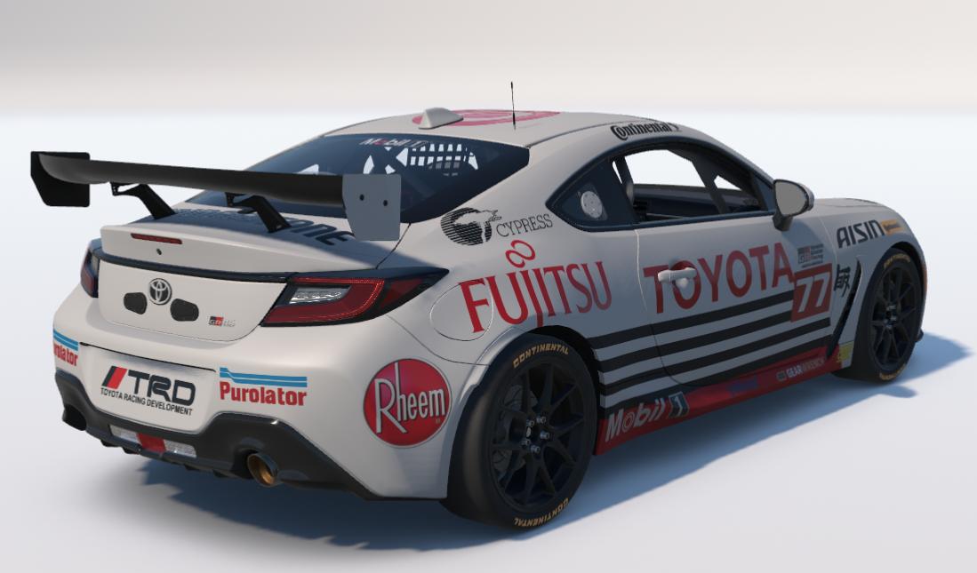 Preview of Toyota TRD/Fujitsu Toyota GR86 by Ronald Lawson2