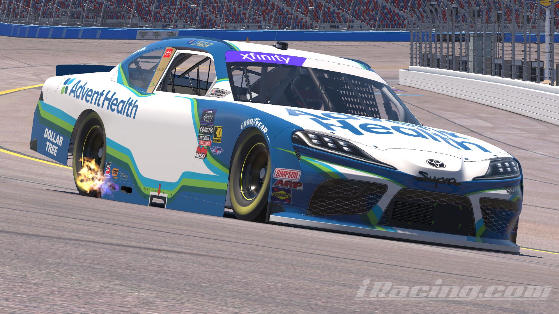 Preview of Erik Jones 2025 Advent Health (no #) by Riley Rosenbrook