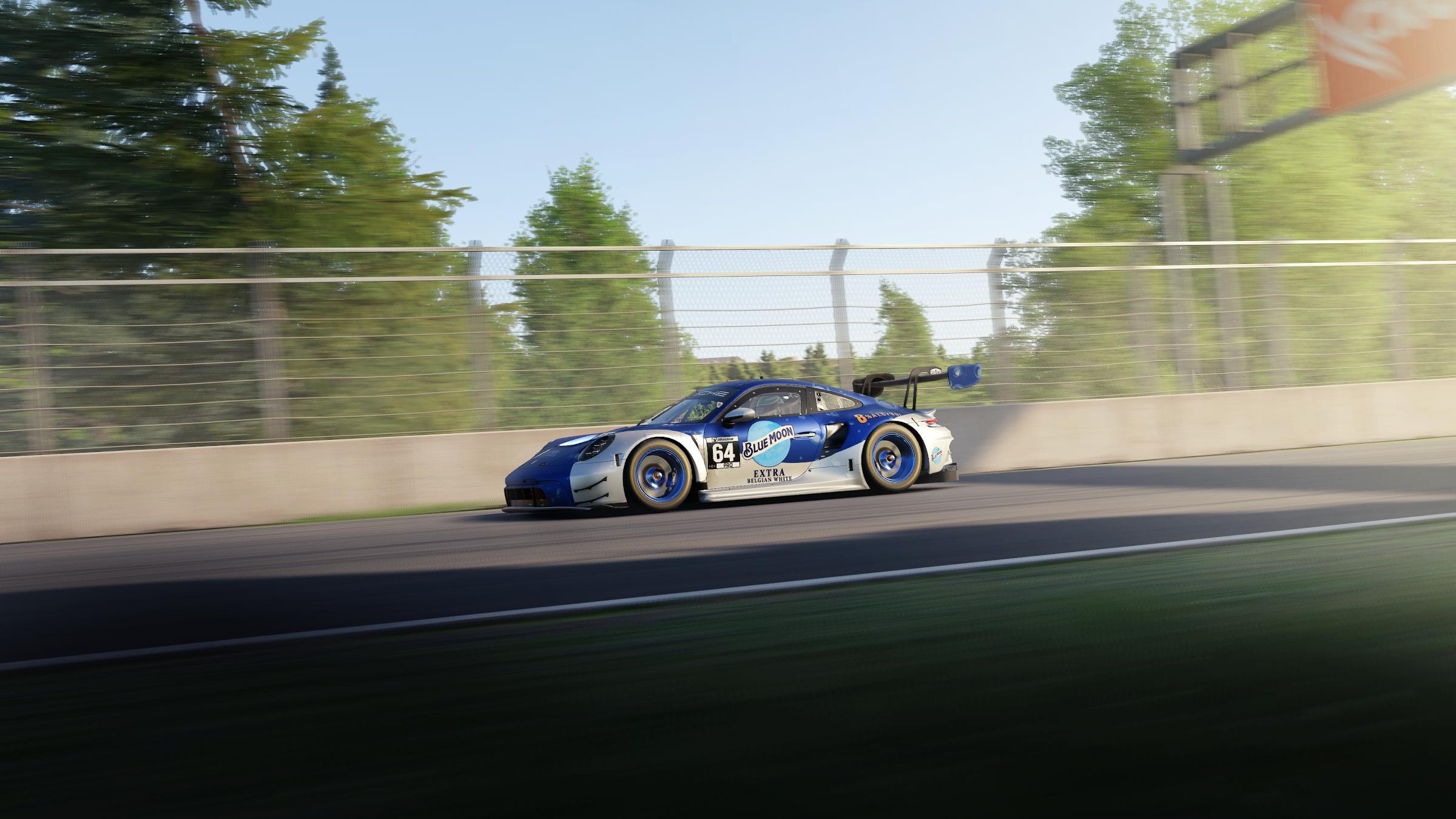 Preview of Blue Moon Extra Porsche 911 GT3 R by Matthew Moscone