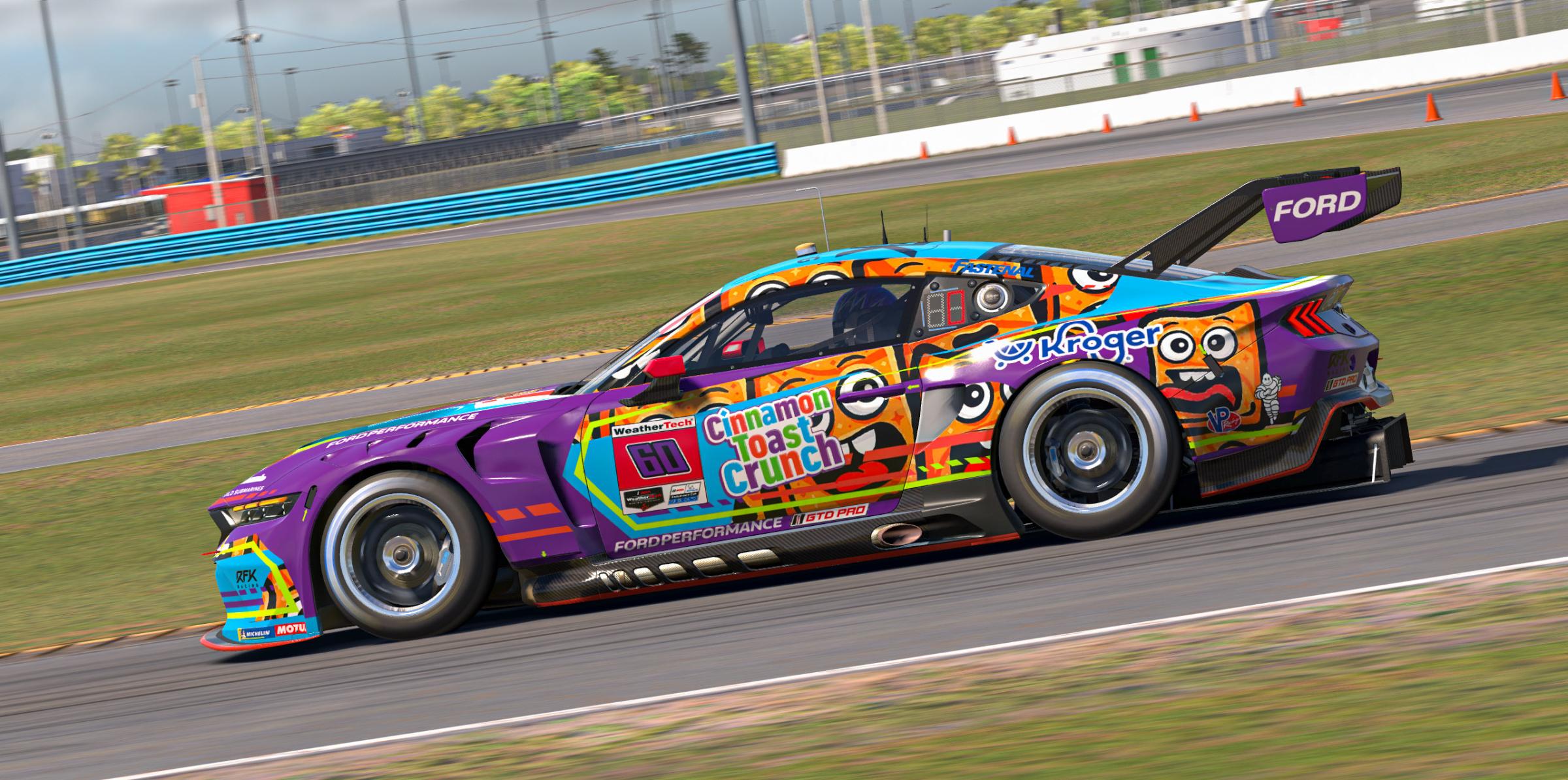 Preview of RFK Racing Cinnamon Toast Crunch Imsa Concept #60 by Brandon Rissmiller