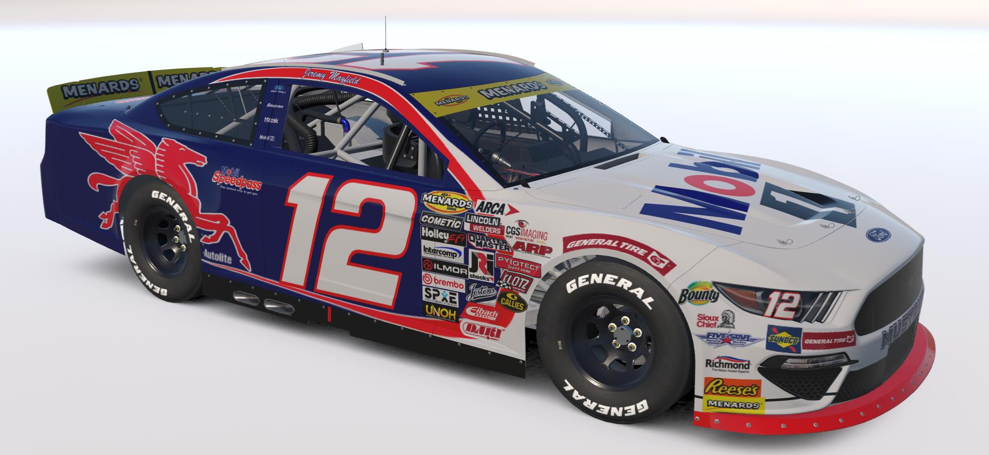 Preview of Jeremy Mayfield 2000 Mobil 1 Arca Mustang No Numbers by Josh Bearden
