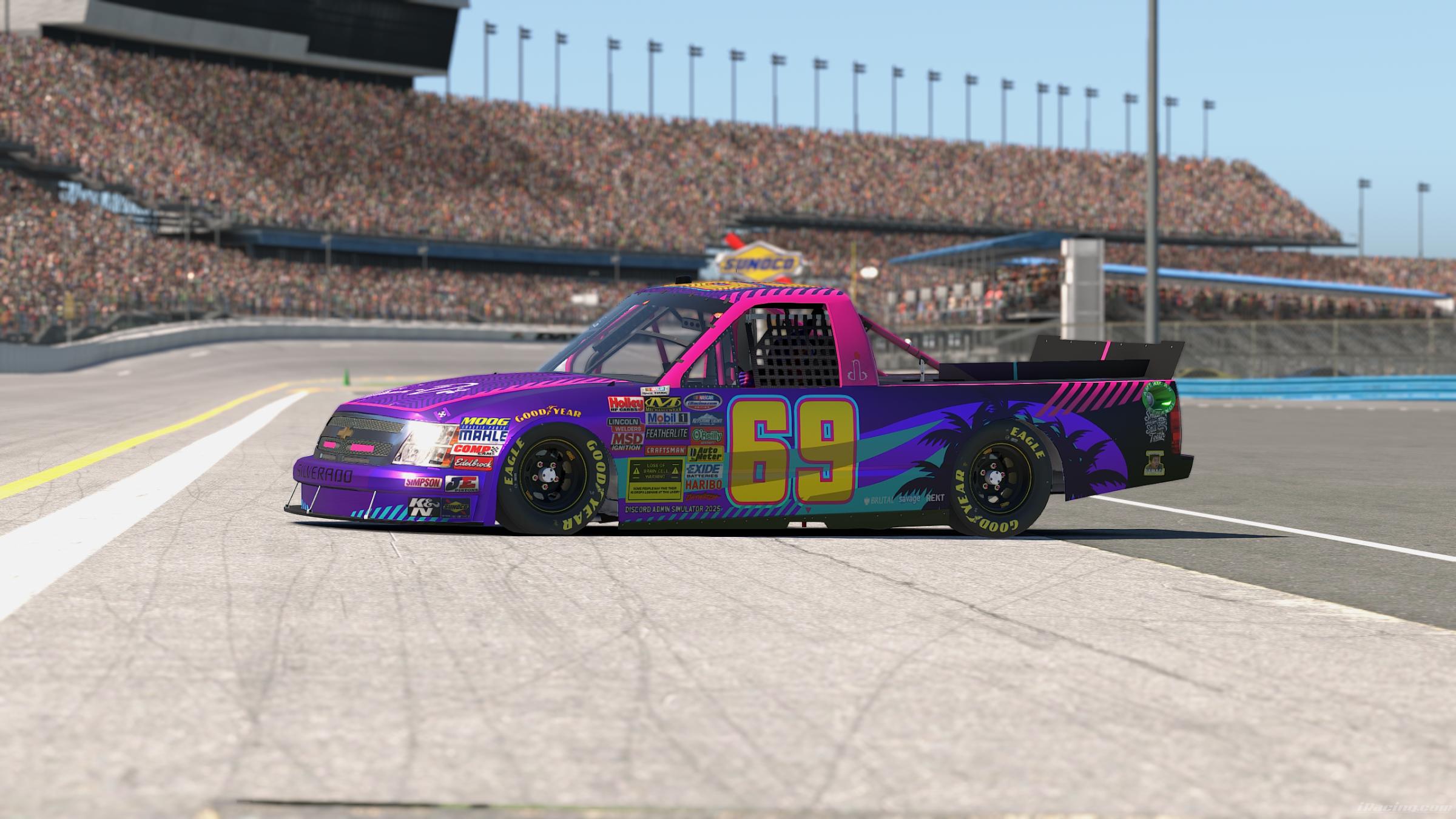 Preview of 2025 M.U.R.D.E.R Official Legacy Nascar Truck Chevvy by Paul R Chaloner
