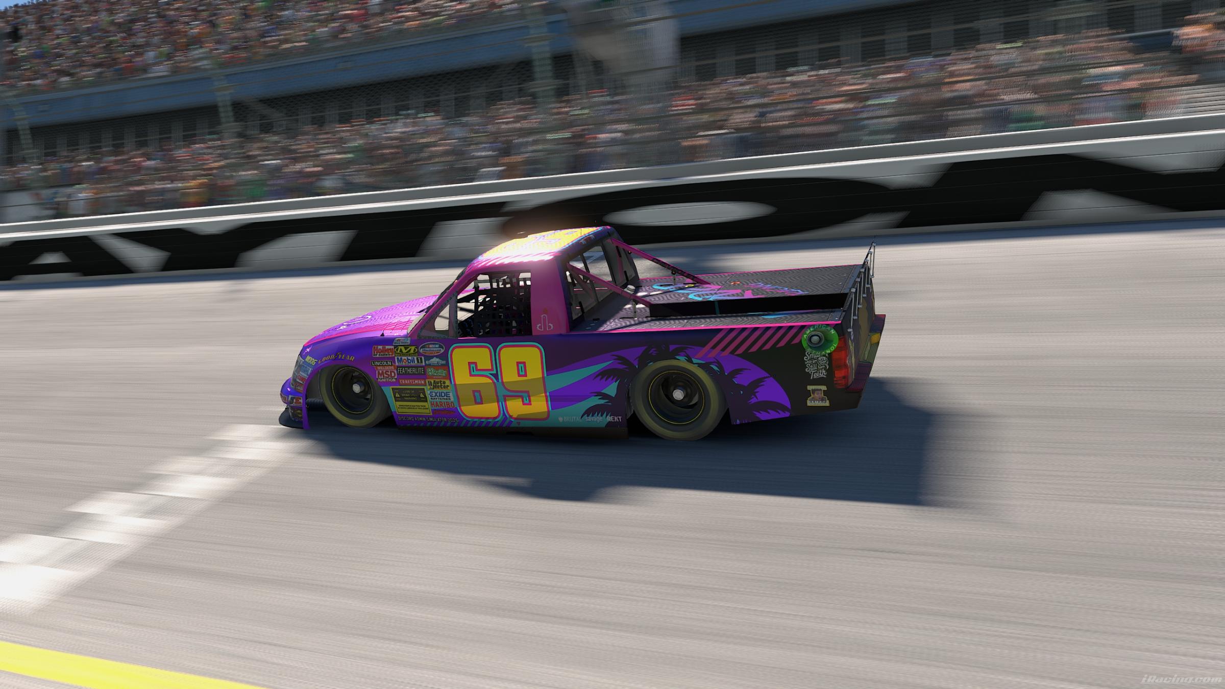 Preview of 2025 M.U.R.D.E.R Official Legacy Nascar Truck Chevvy by Paul R Chaloner
