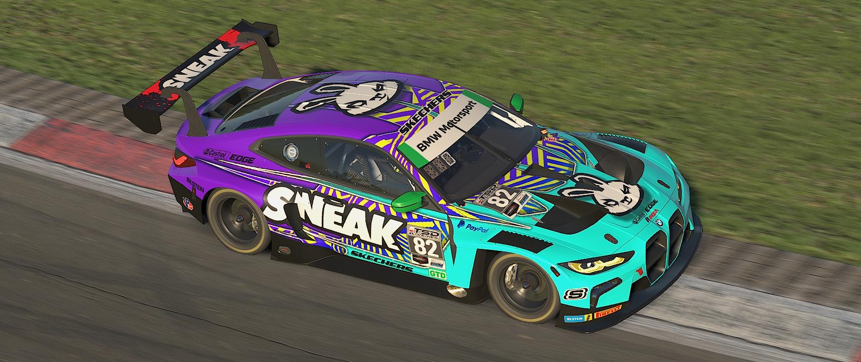 Preview of Sneak BMW M4 GT3 Blue version by Terry Atkinson