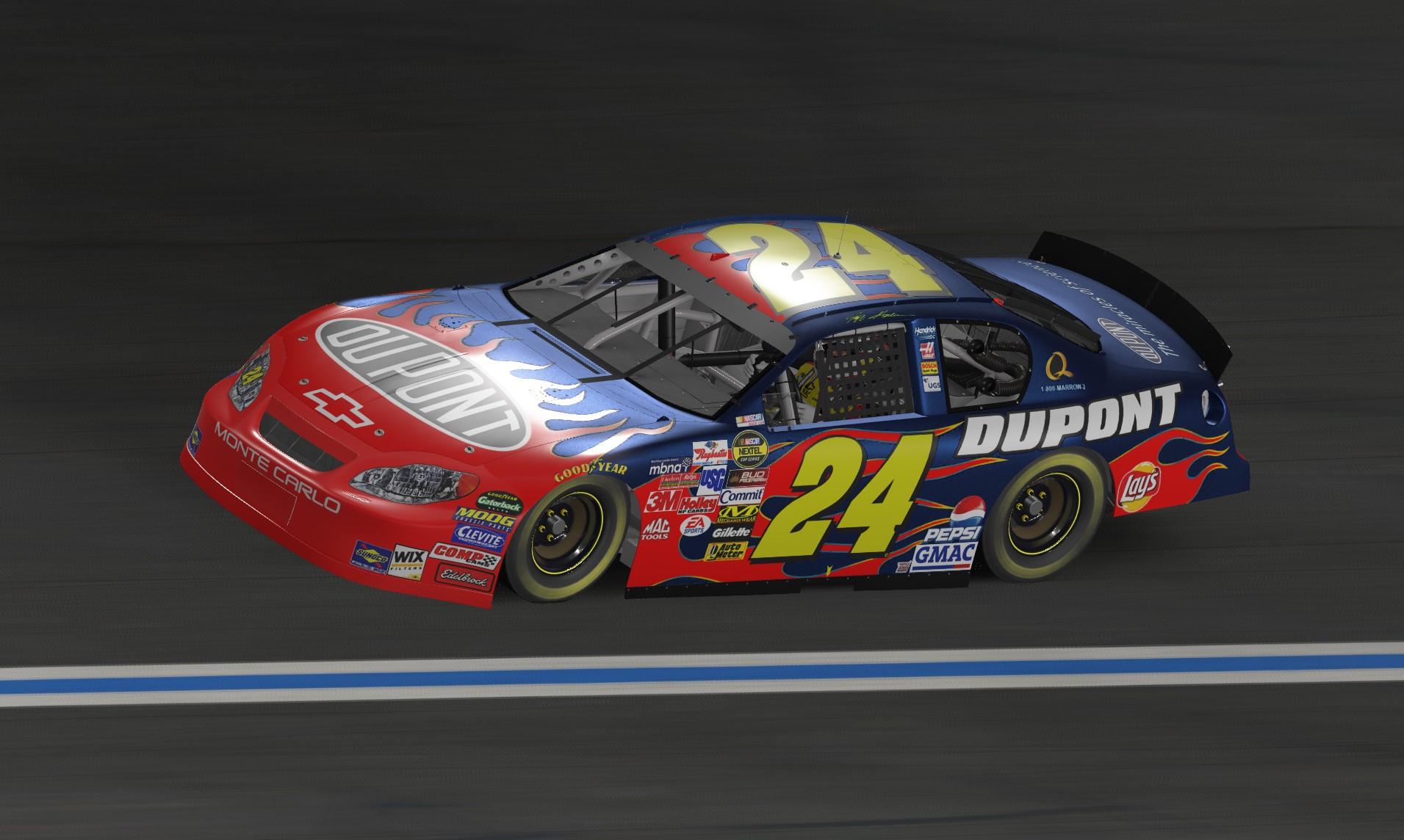 Preview of Jeff Gordon 2005 Dupont Monte Carlo Custom Number version by Tyler Head