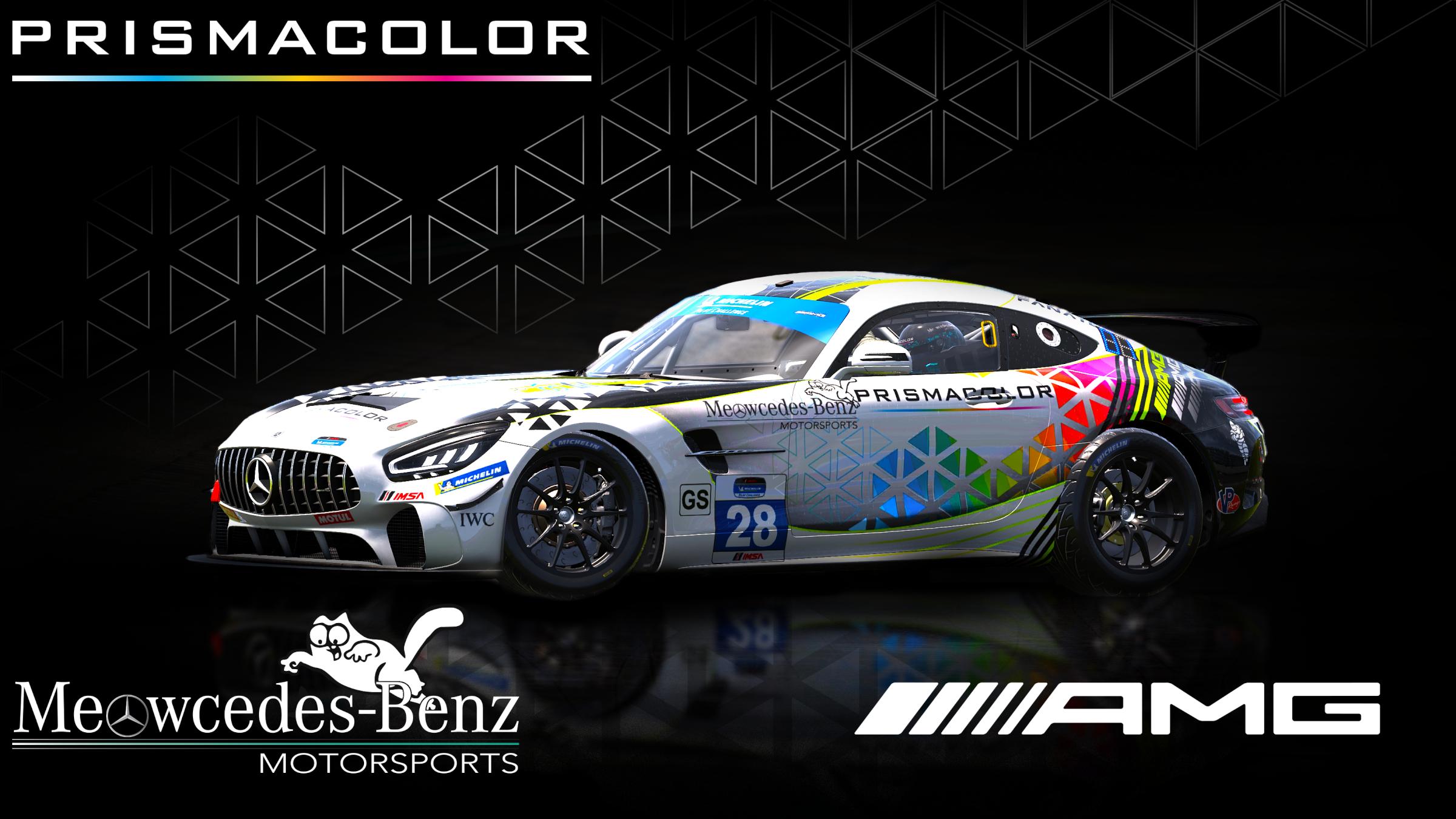Preview of Prismacolor Meowcedes AMG GT4 2025 Update  by Joshua JD Miller