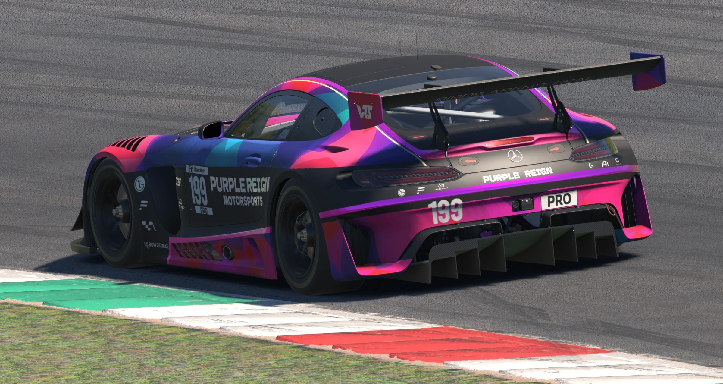 Preview of Purple Reign Motorsports Mercedes AMG GT3 by Christopher Becco