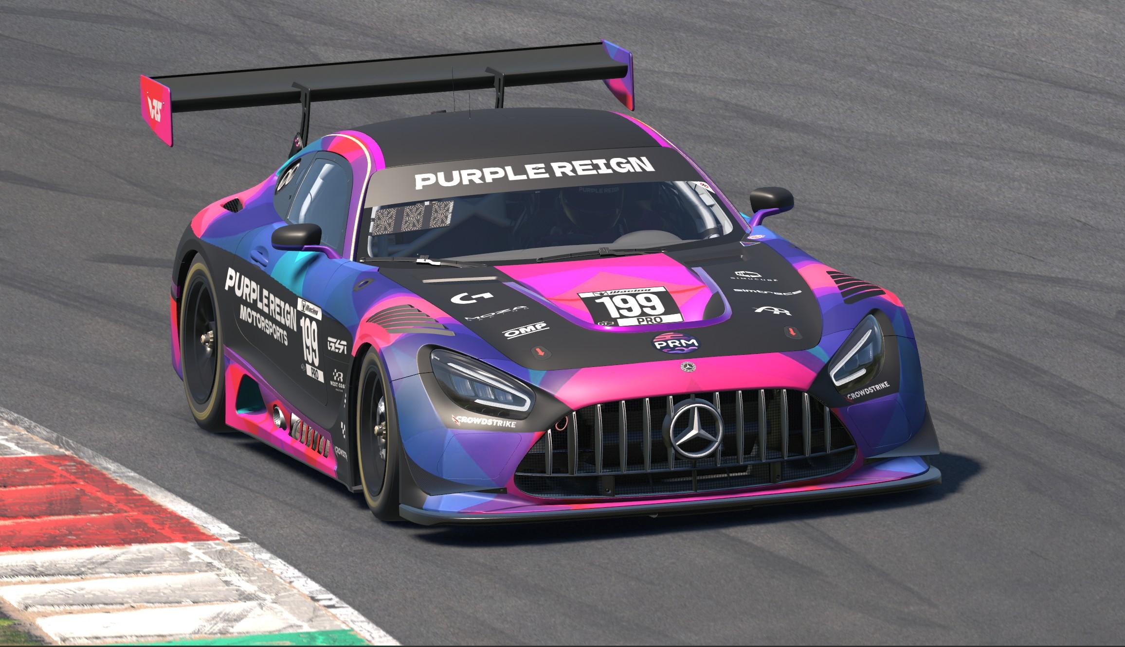 Preview of Purple Reign Motorsports Mercedes AMG GT3 by Christopher Becco