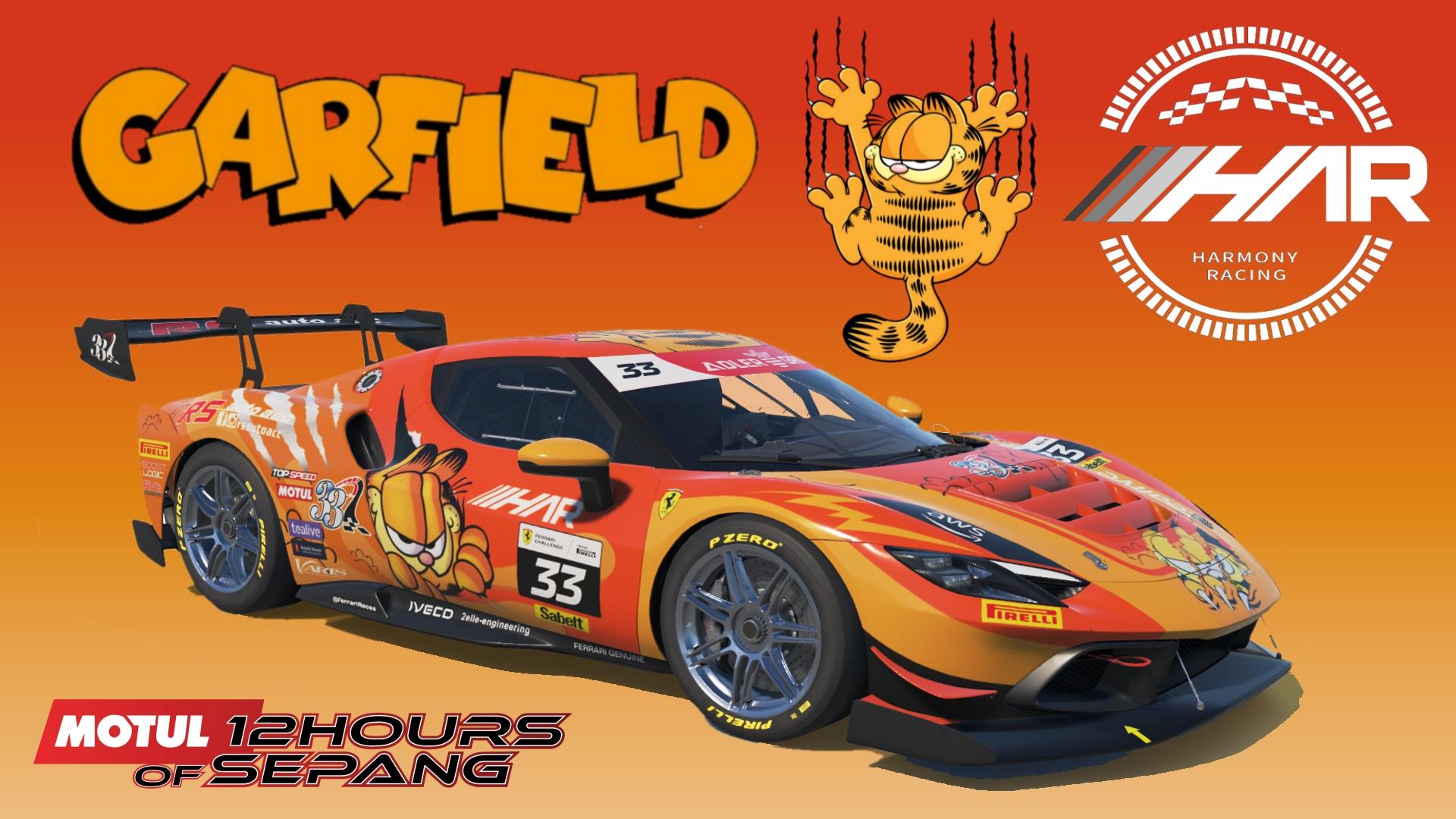 Preview of Ferrari 296 Challenge Garfield by Don Craig
