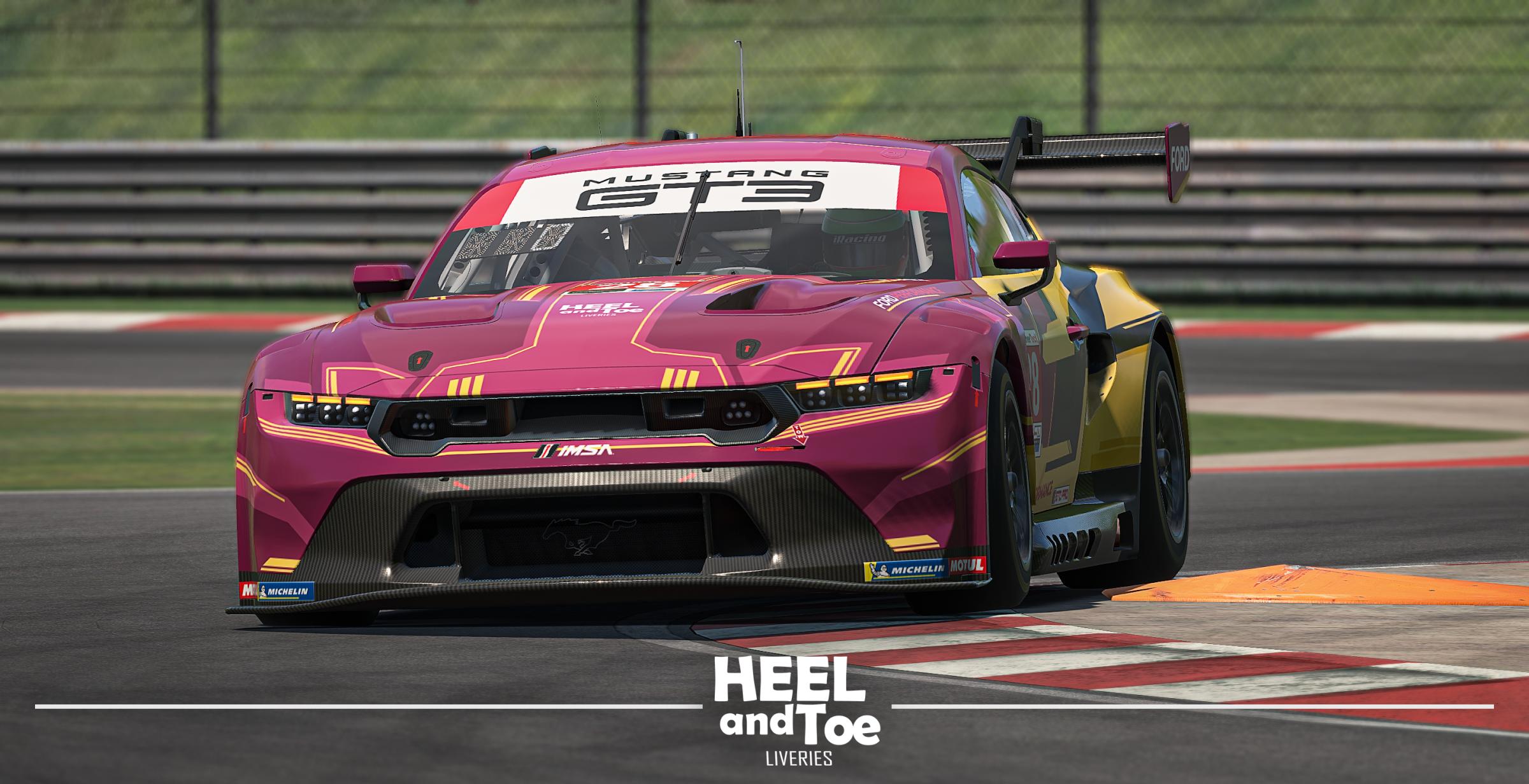 Preview of Rhubarb & Custard Ford Mustang GT3 by Jai L.