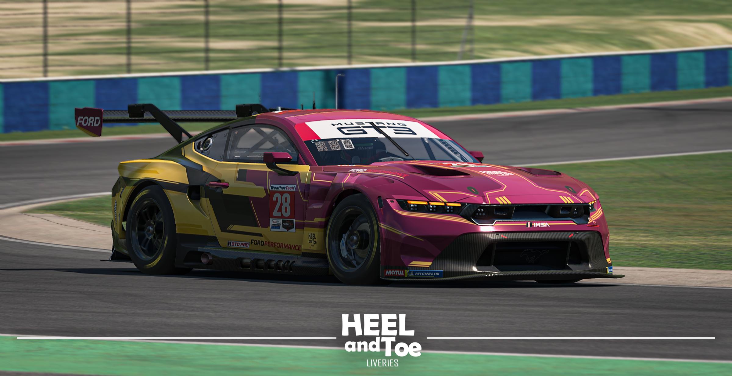 Preview of Rhubarb & Custard Ford Mustang GT3 by Jai L.