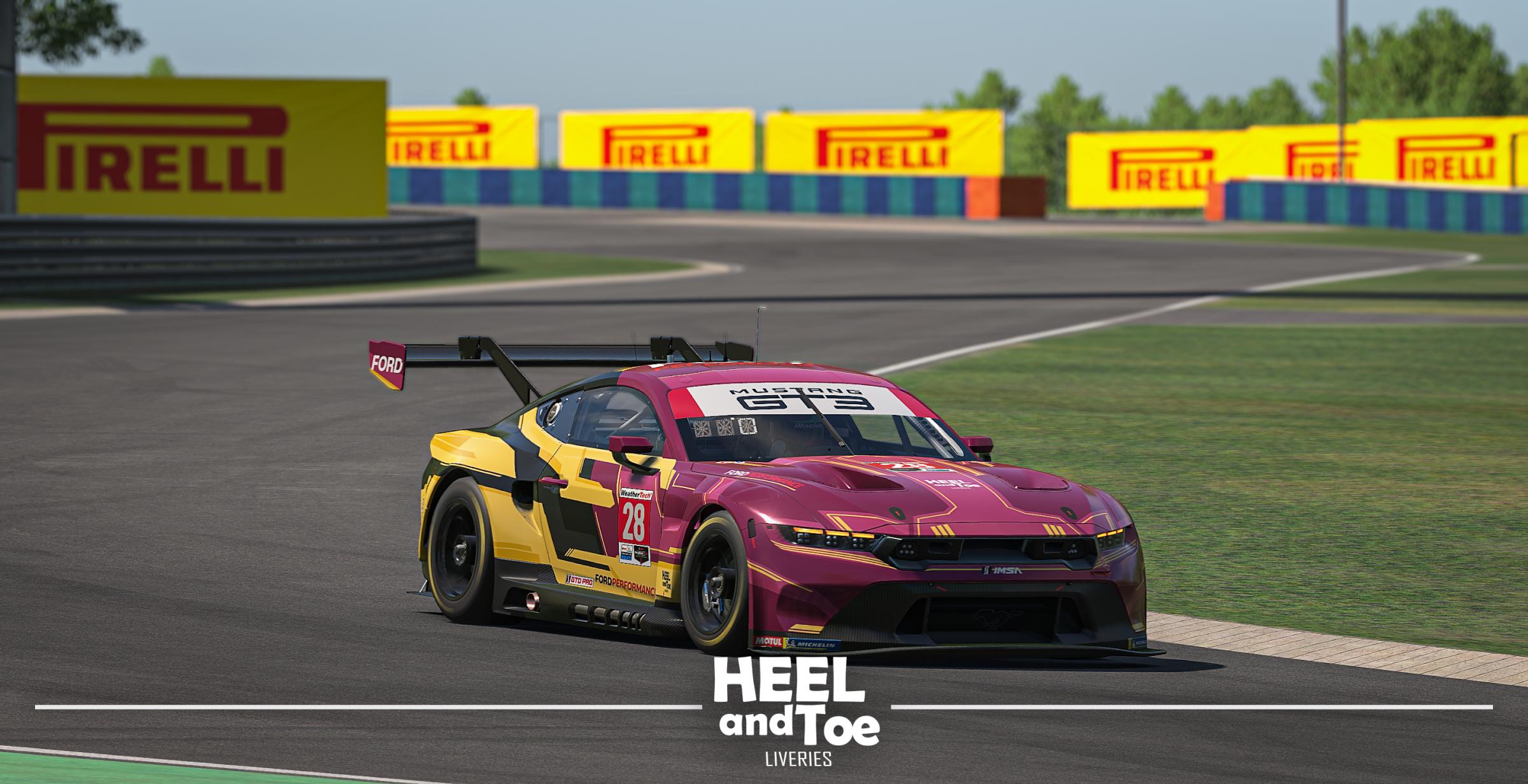 Preview of Rhubarb & Custard Ford Mustang GT3 by Jai L.