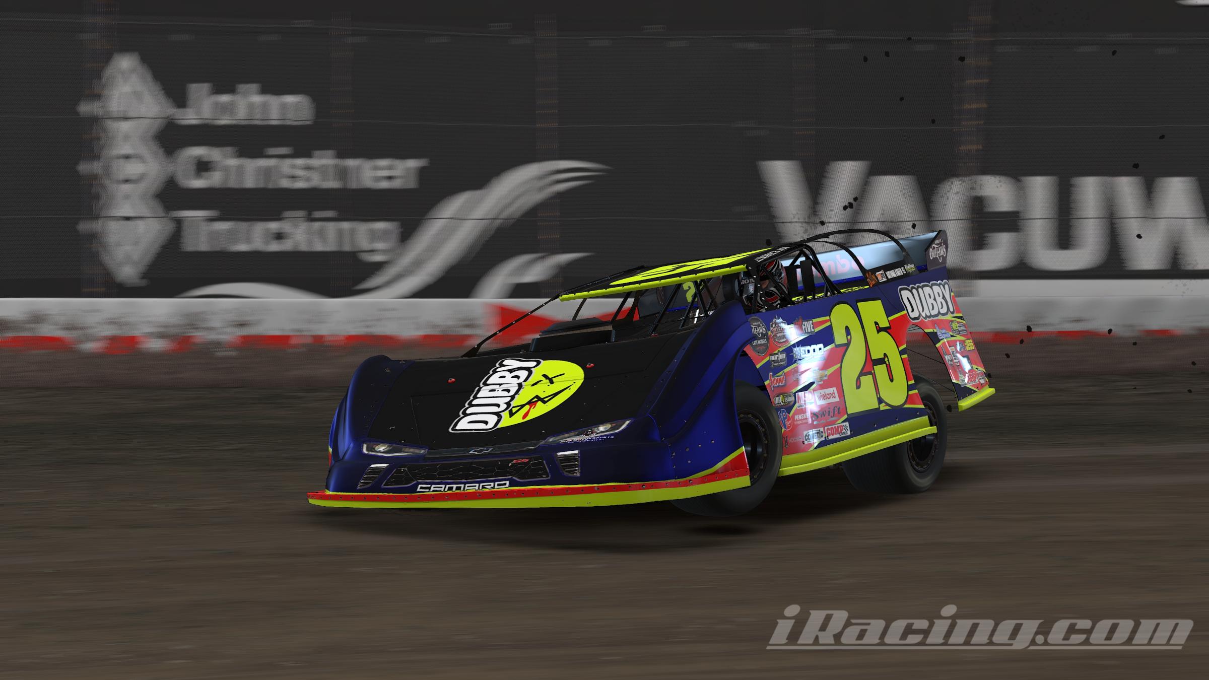 Preview of #25 Dubby Energy Chevy Camaro Dirt Late Model by Kendrick Hom