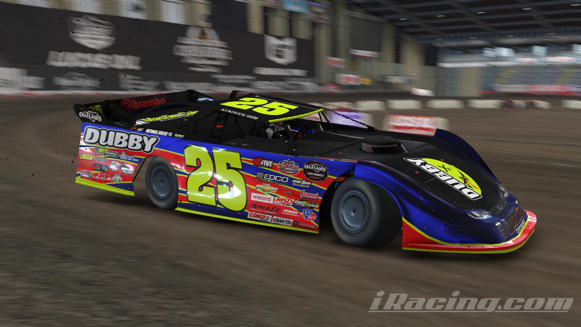 Preview of #25 Dubby Energy Chevy Camaro Dirt Late Model by Kendrick Hom