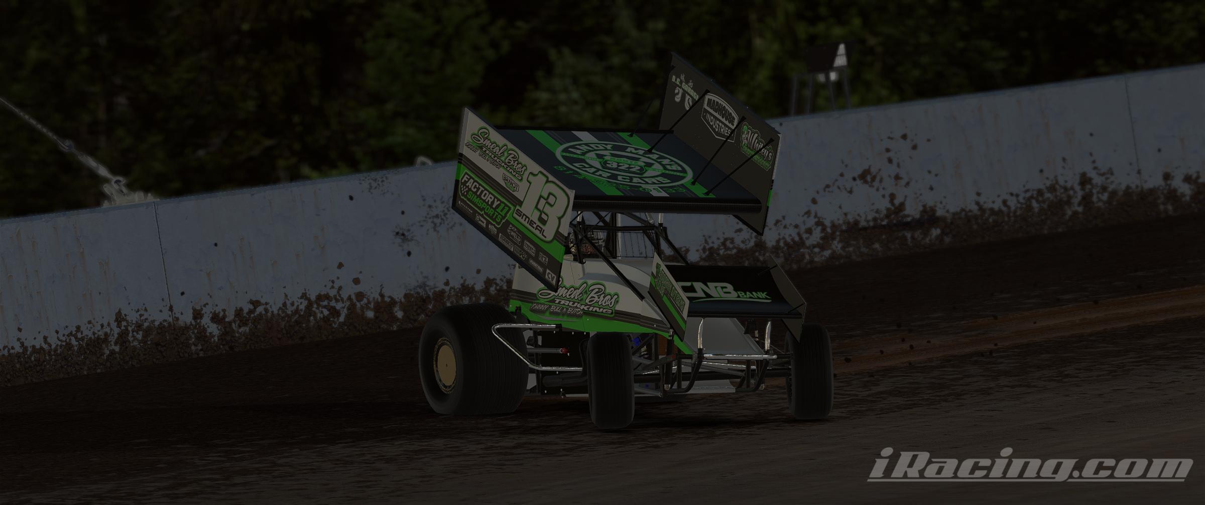 Preview of Jon "The Real Deal" Smeal #13 Smeal Bros Trucking Factory 11 Dirt Sprint  by Jon Gutekunst