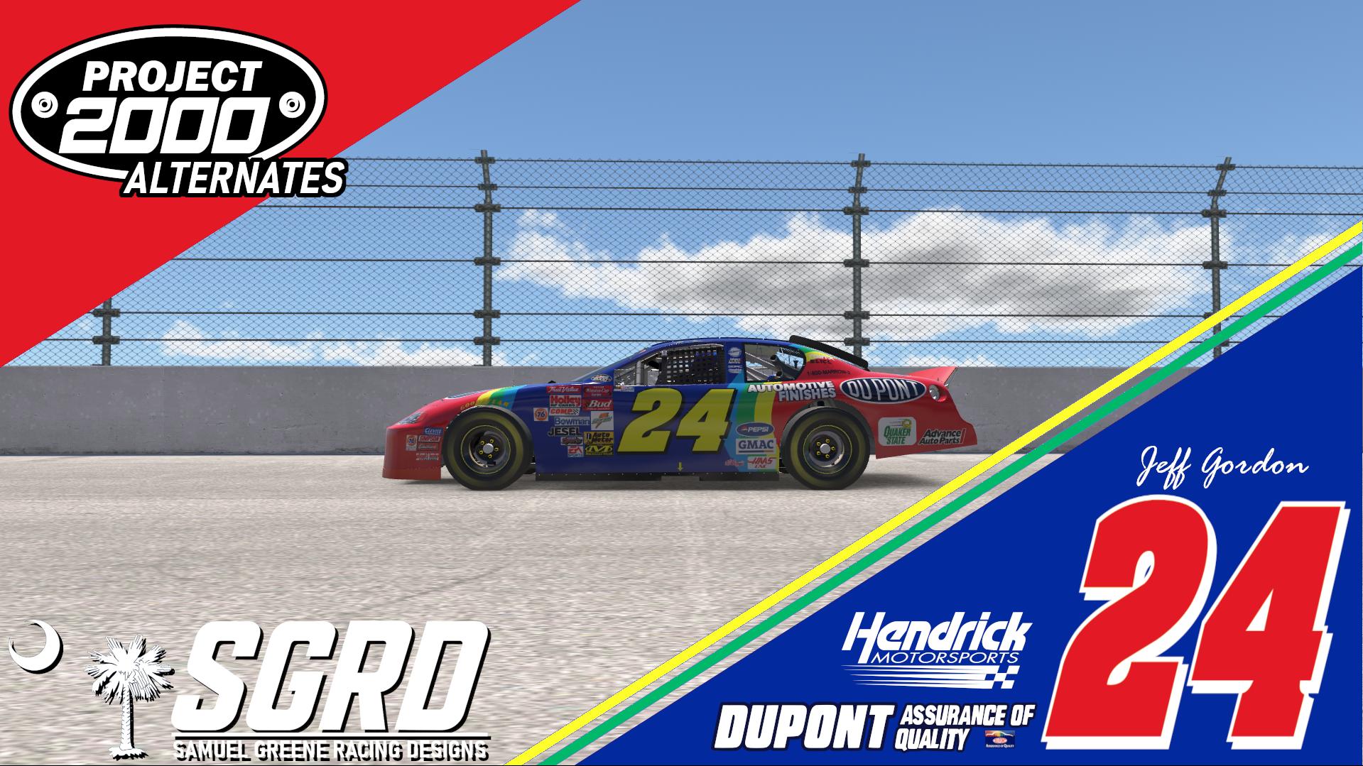 Preview of Jeff Gordon 2000 Dupont Chevy Monte Carlo - Speedway Body (Sim Stamped) by Samuel Greene