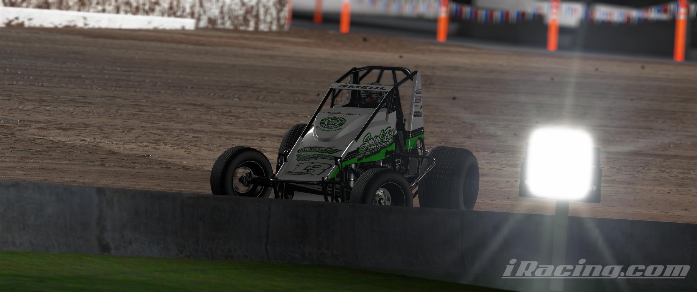 Preview of Jon "The Real Deal" Smeal #13 Smeal Bros Trucking Factory 11 Wingless Sprint by Jon Gutekunst