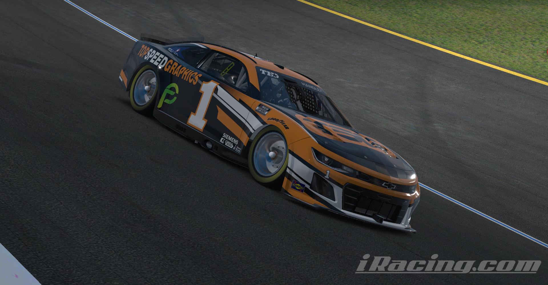 Preview of #1 - Wyatt Youngblood - Top Speed Graphics / Kurt Busch Throwback - 2025 Prestige Next Gen Cup Series by Teejay Handley