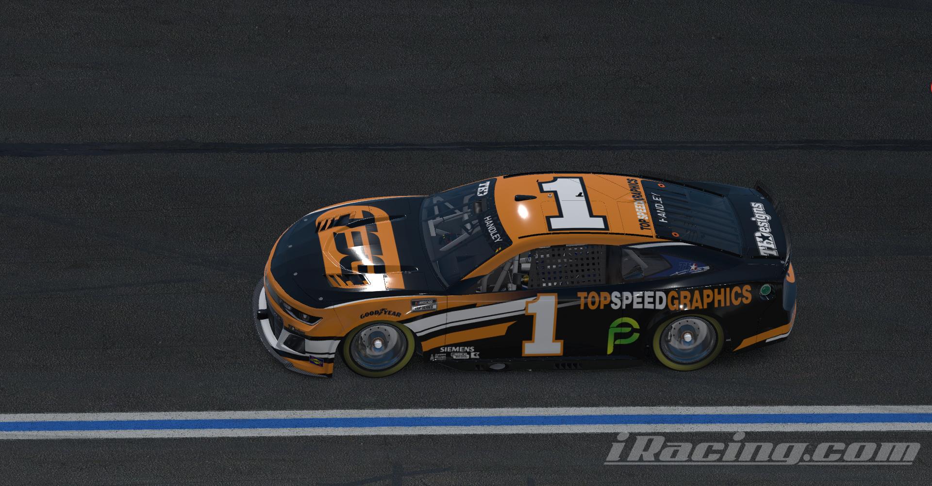 Preview of #1 - Wyatt Youngblood - Top Speed Graphics / Kurt Busch Throwback - 2025 Prestige Next Gen Cup Series by Teejay Handley
