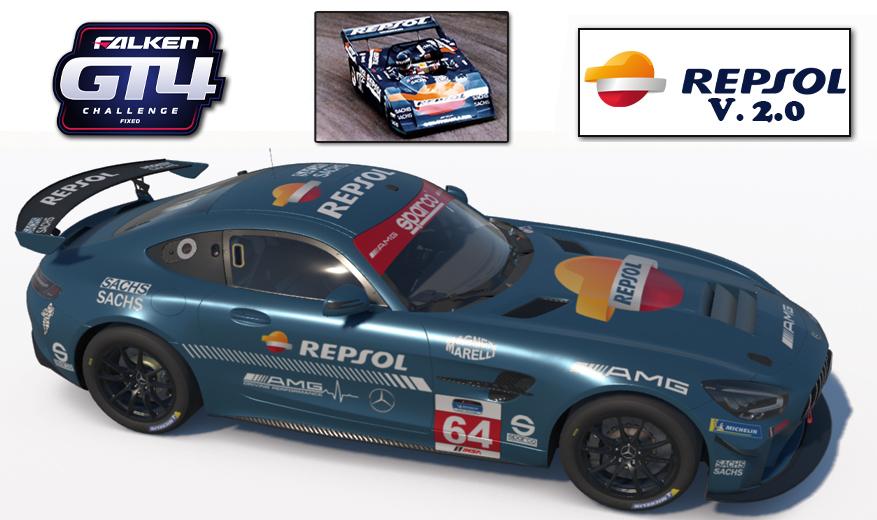 Preview of Mercedes-AMG GT4 Repsol V. 2.0 by Francisco M.