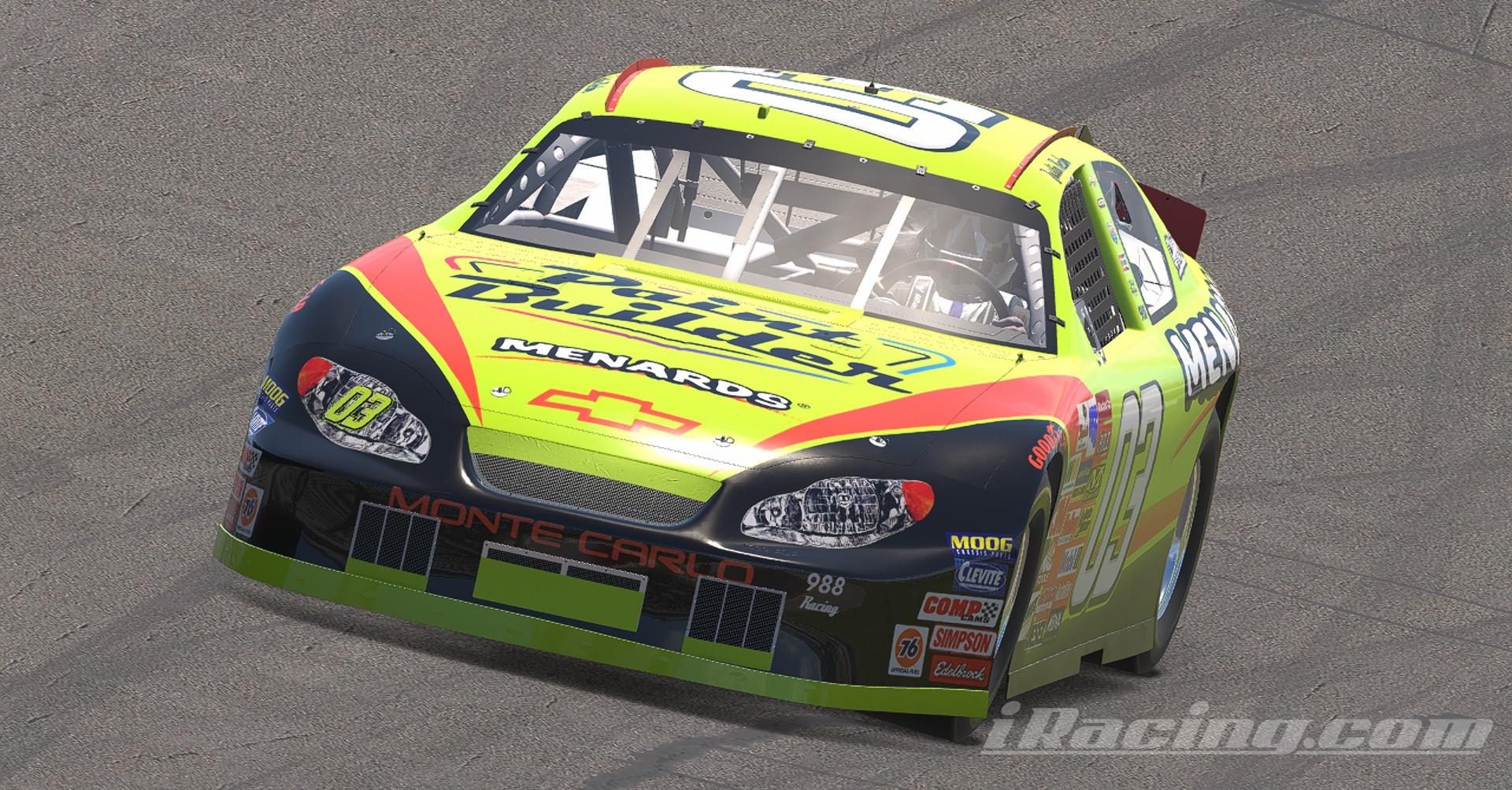 Preview of Paint Builder / Menards Gen 4 Chevrolet Monte Carlo by Justin Rector