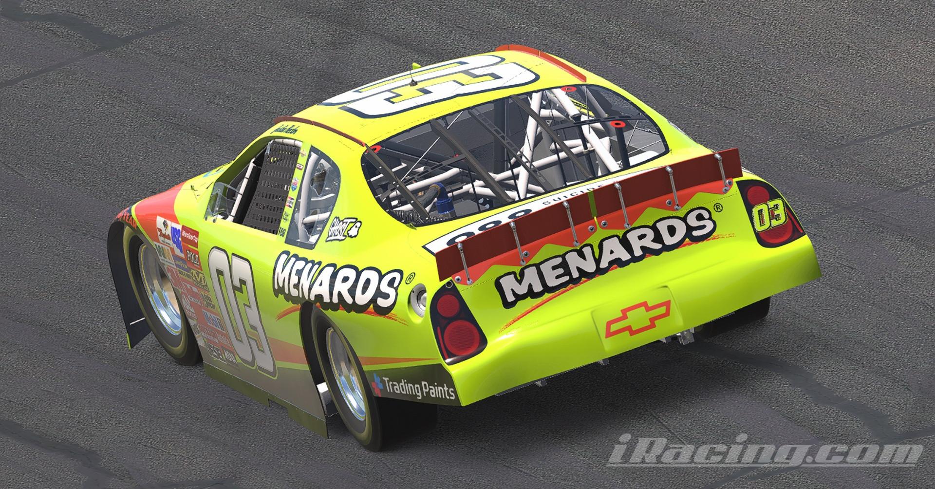Preview of Paint Builder / Menards Gen 4 Chevrolet Monte Carlo by Justin Rector