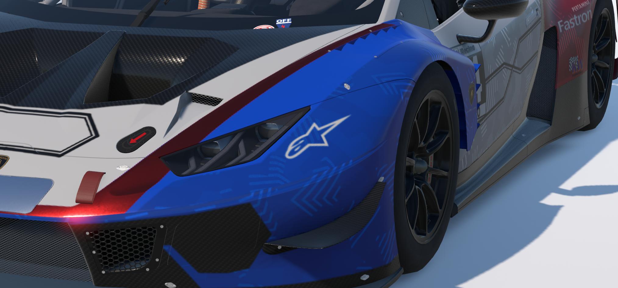 Preview of Lamborghini Temerario in Red White & Blue by Keith Archer