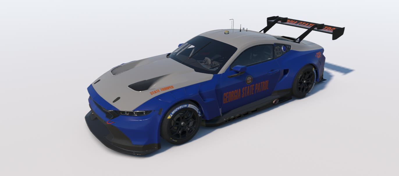 Preview of Georgia State Police Slick Top Mustang Dark Horse by Austin Armstrong