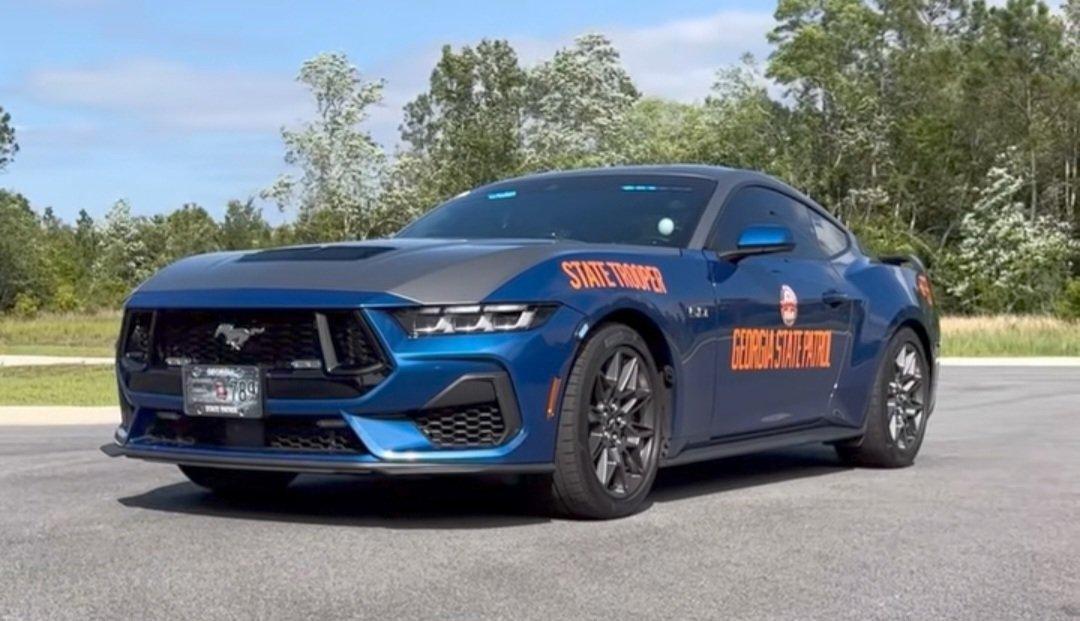 Preview of Georgia State Police Slick Top Mustang Dark Horse by Austin Armstrong