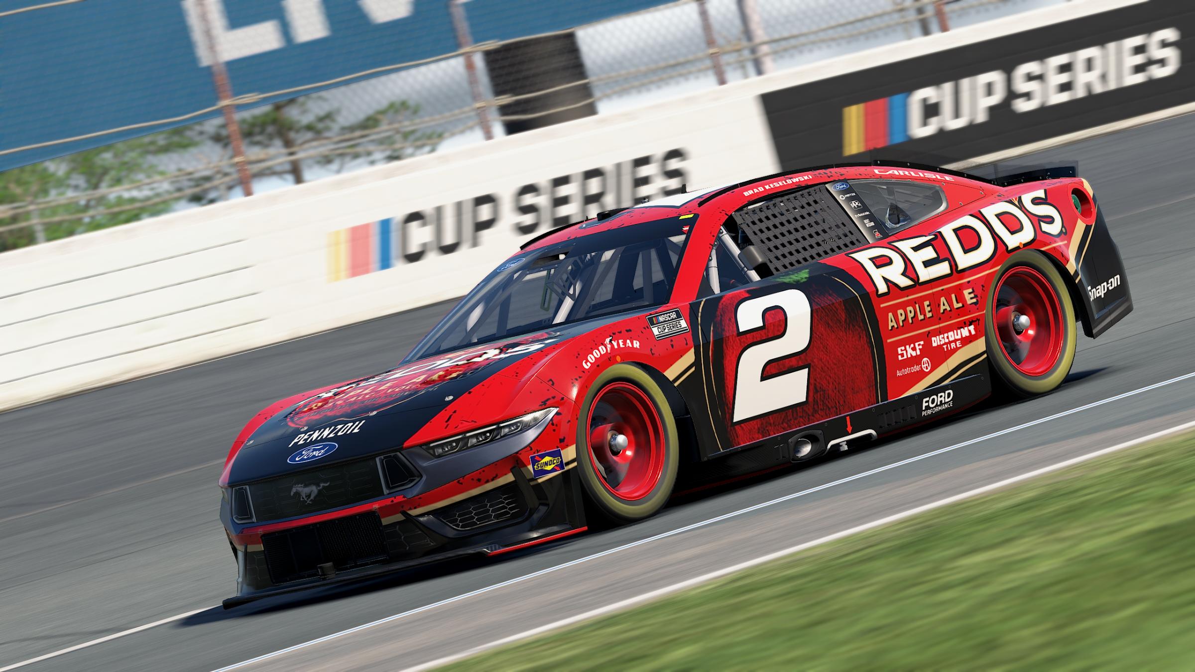 Preview of Brad Keselowski Redds Apple Ale 2013 Cup Darkhorse Mustang (No Numbers) by Aledam Contreras