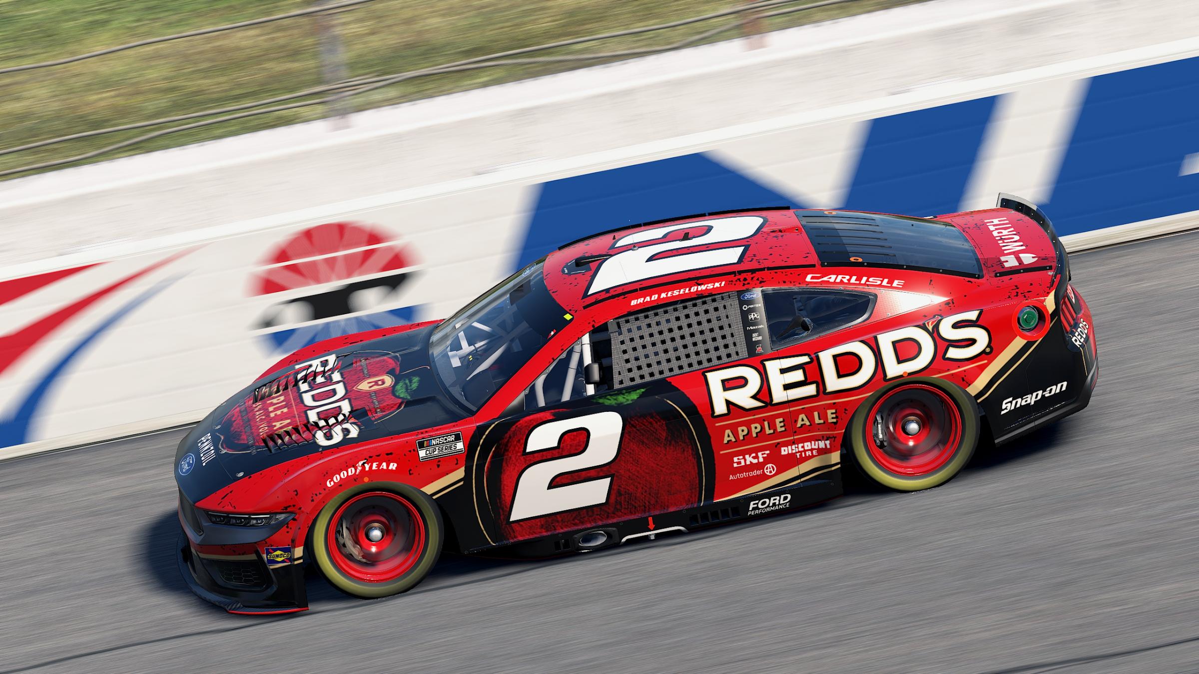 Preview of Brad Keselowski Redds Apple Ale 2013 Cup Darkhorse Mustang (No Numbers) by Aledam Contreras