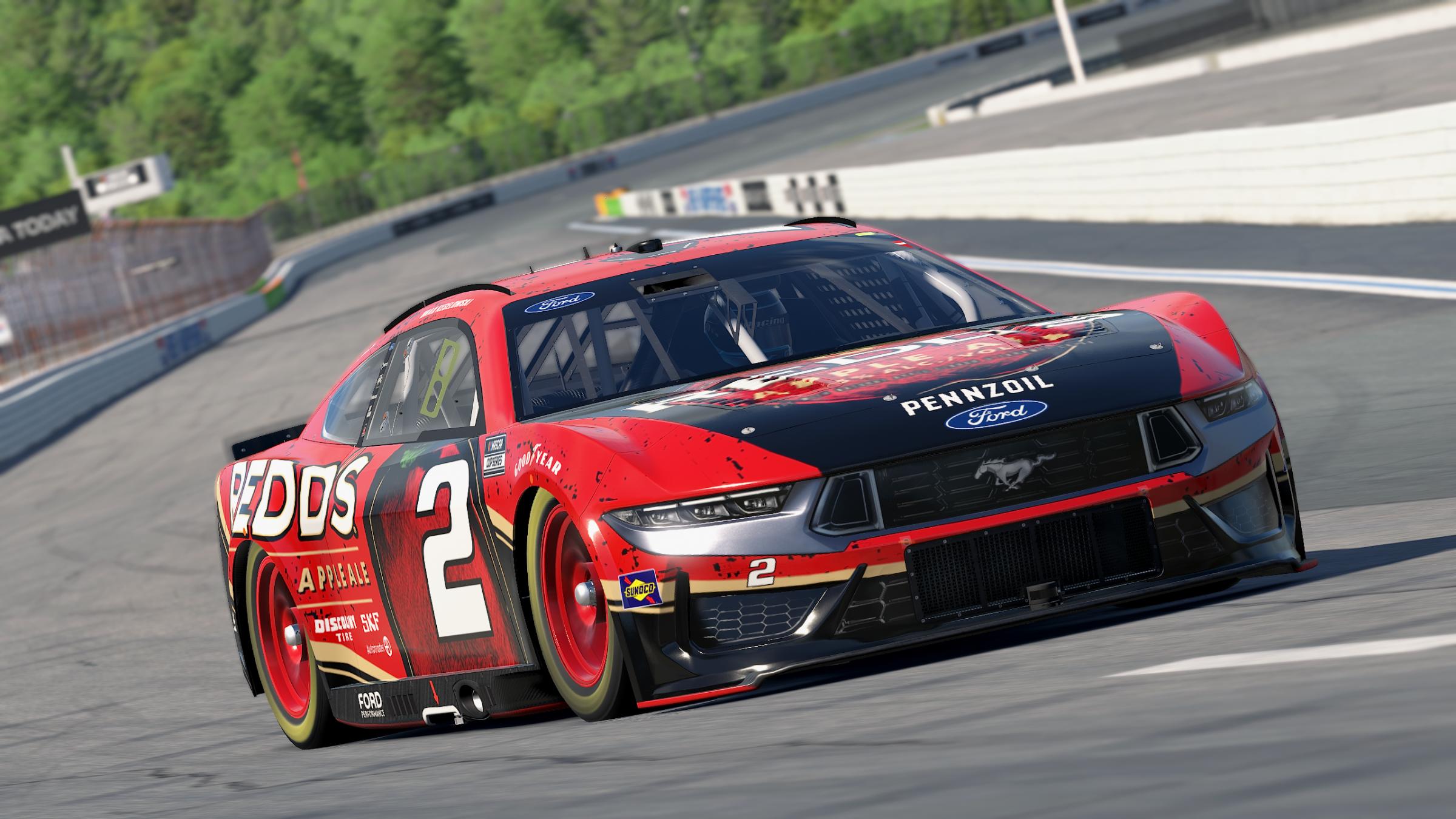 Preview of Brad Keselowski Redds Apple Ale 2013 Cup Darkhorse Mustang (No Numbers) by Aledam Contreras