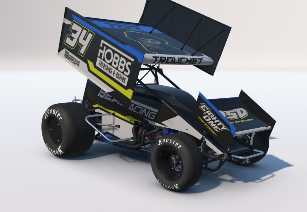 Preview of Baxter Trouchet Winged Sprint Car by Connor Dudek