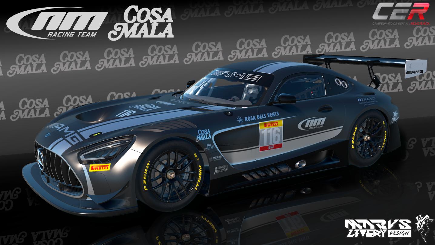 Preview of NMRacing Cosa Mala - Mercedes AMG GT3 - Campeonato de España de Resistencia by Mabus T.