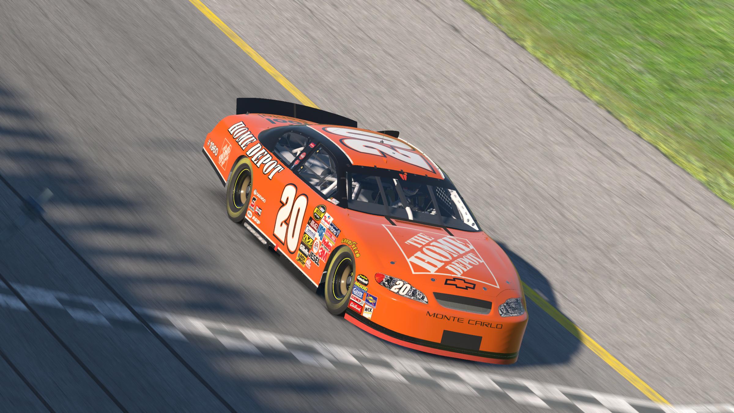 Preview of Tony Stewart 2005 Home Depot Chevy Monte Carlo *SIM STAMPED* by Evan Lach