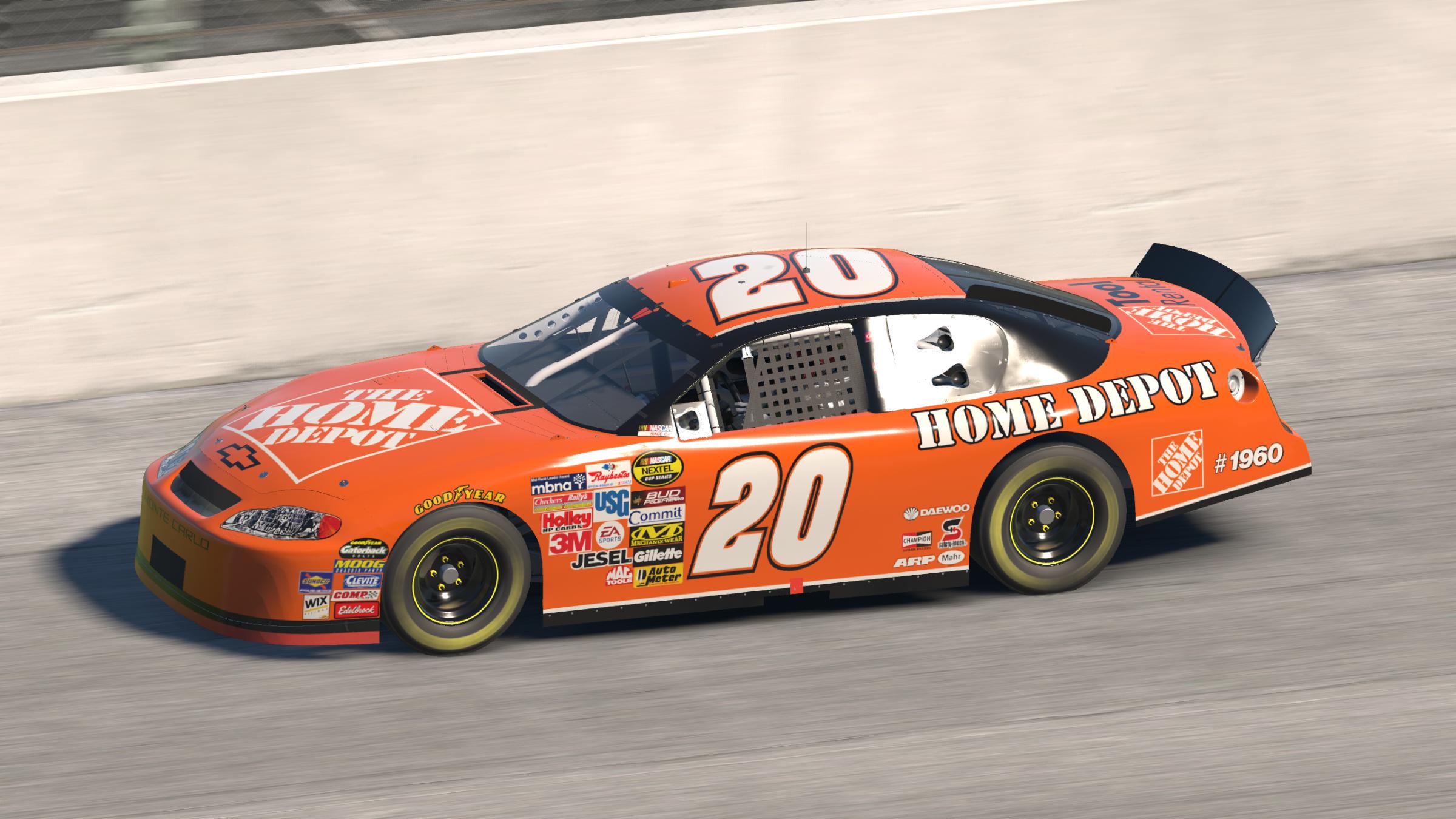 Preview of Tony Stewart 2005 Home Depot Chevy Monte Carlo *SIM STAMPED* by Evan Lach