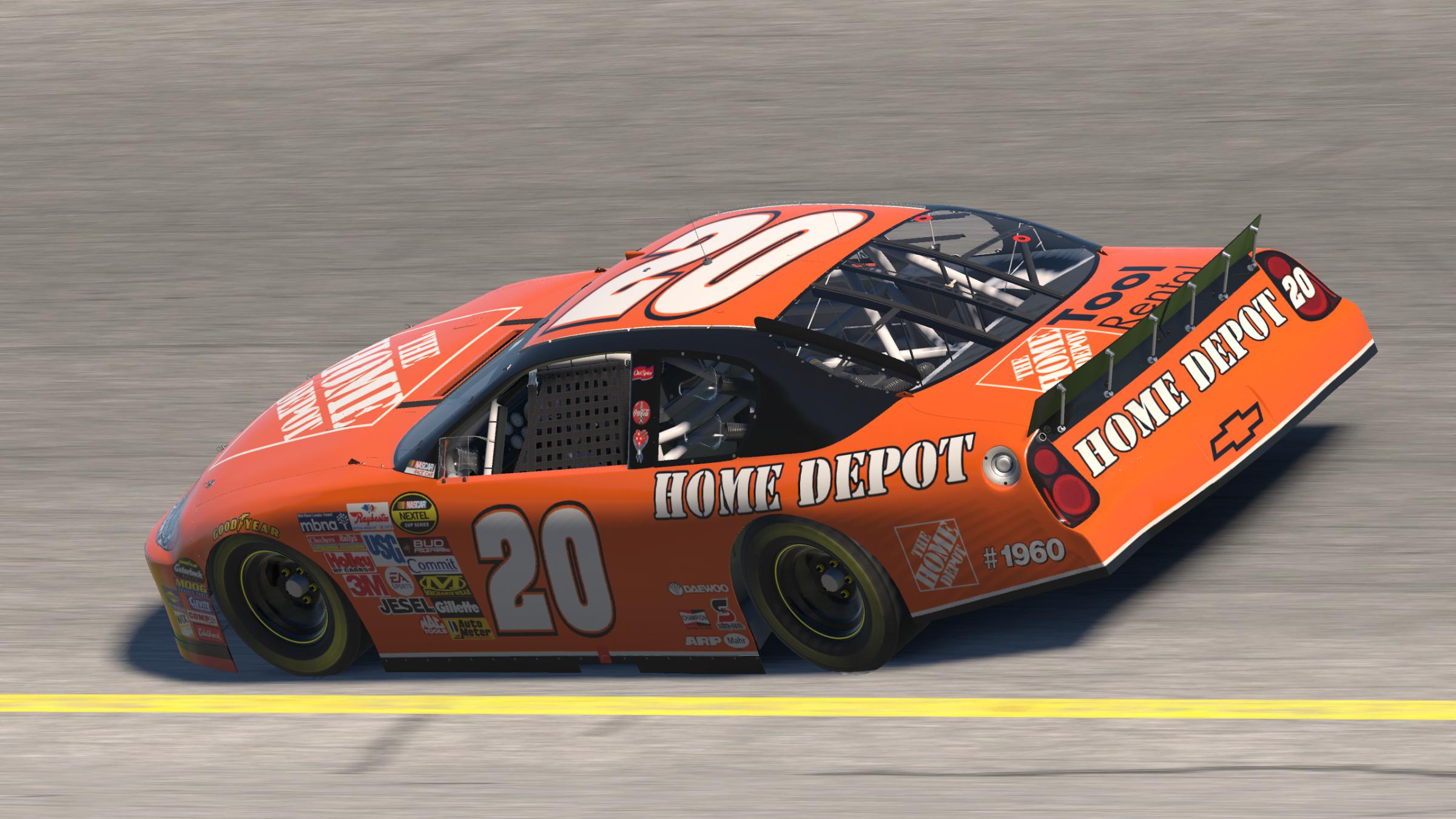 Preview of Tony Stewart 2005 Home Depot Chevy Monte Carlo *SIM STAMPED* by Evan Lach