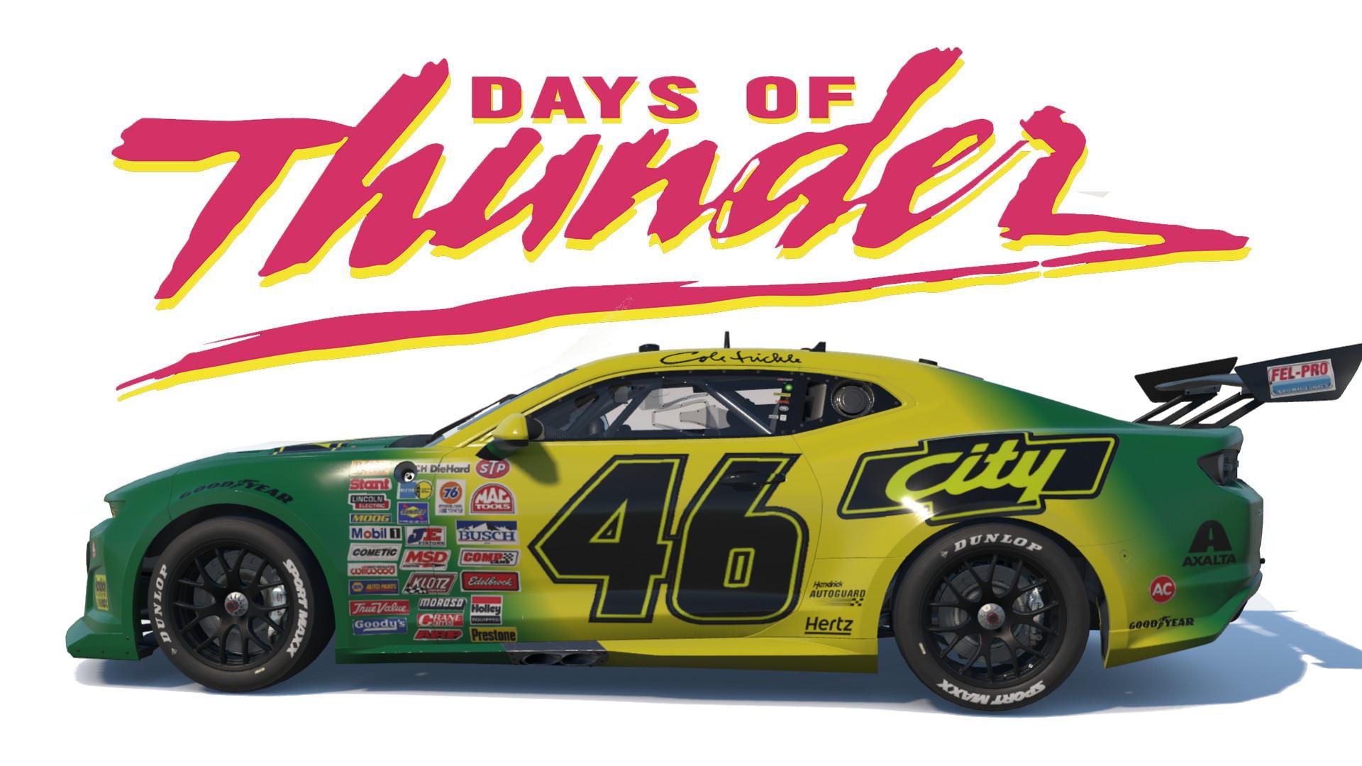 Preview of Cole Trickle City Chevrolet Days of Thunder Concept by Darren Crosbie